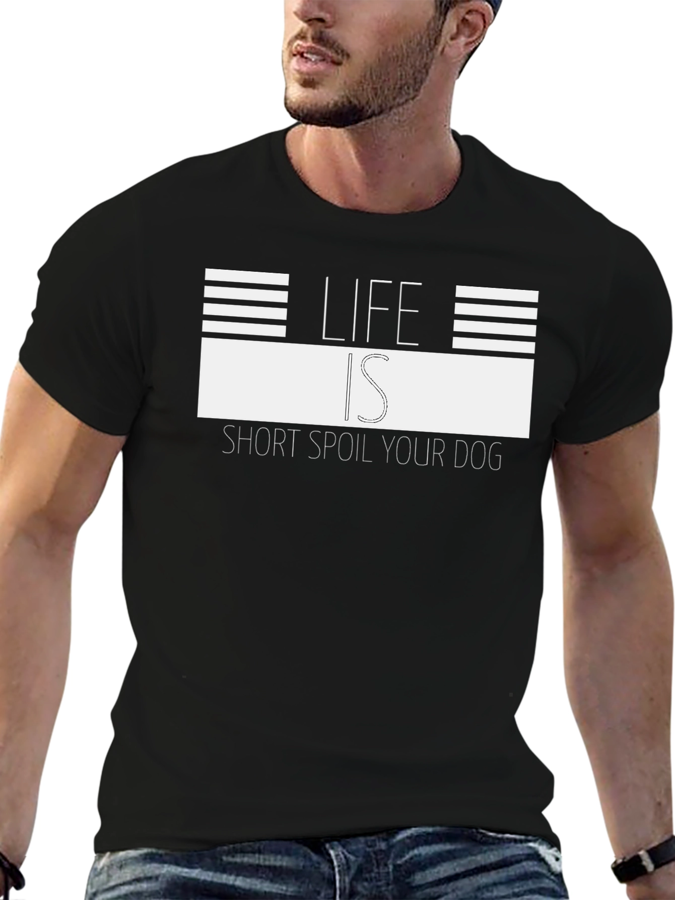 Life is Short Spoil Your Dog Graphic Tee