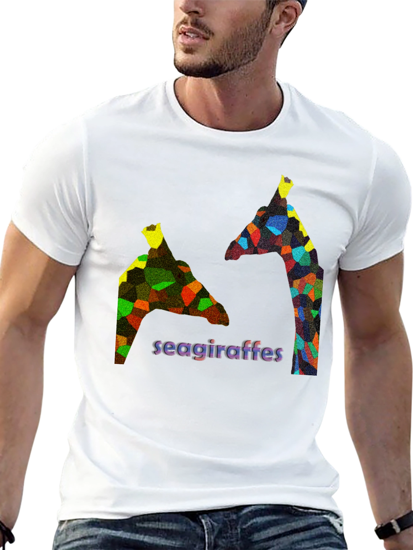 Seagiraffes Graphic T-Shirt - Black