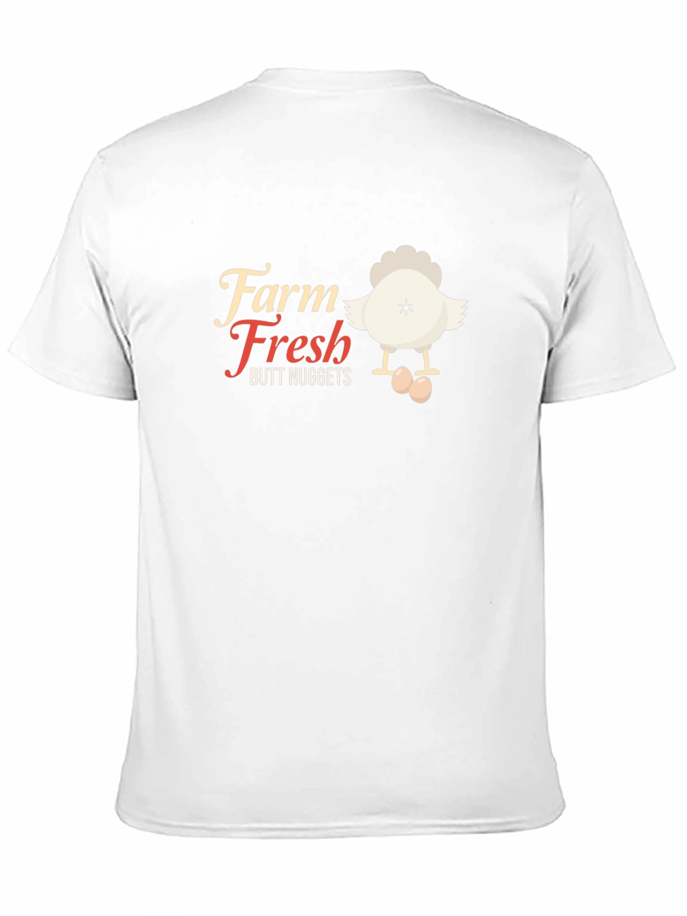 Farm Fresh Butt Nuggets Funny Chicken T-Shirt
