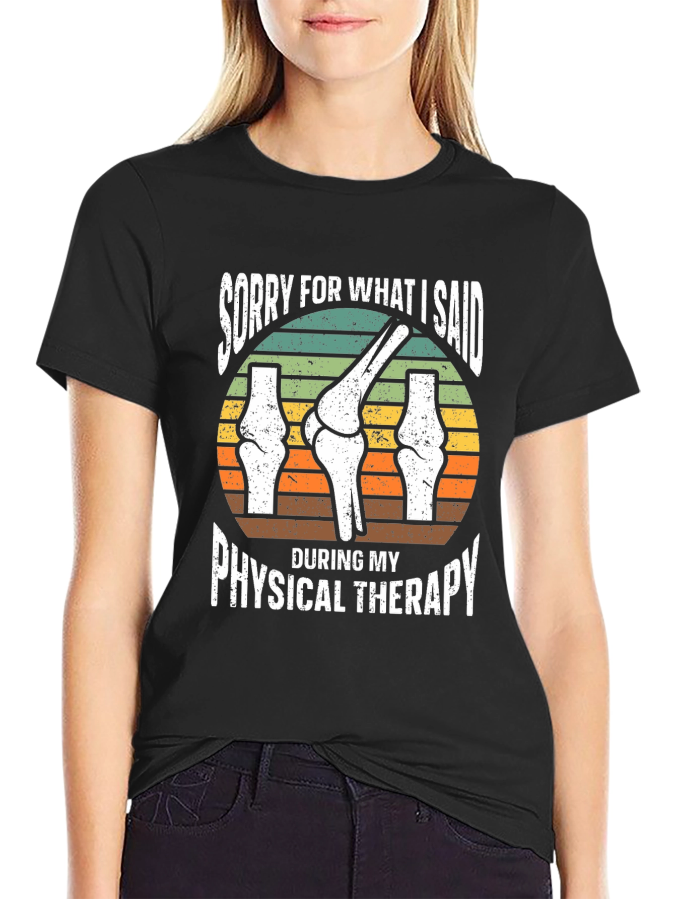 Funny Physical Therapy Knee Bone T-Shirt