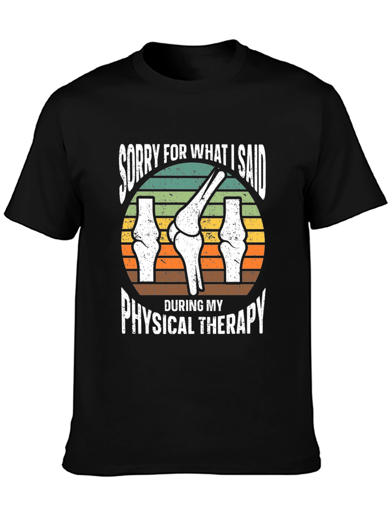 Funny Physical Therapy Knee Bone T-Shirt