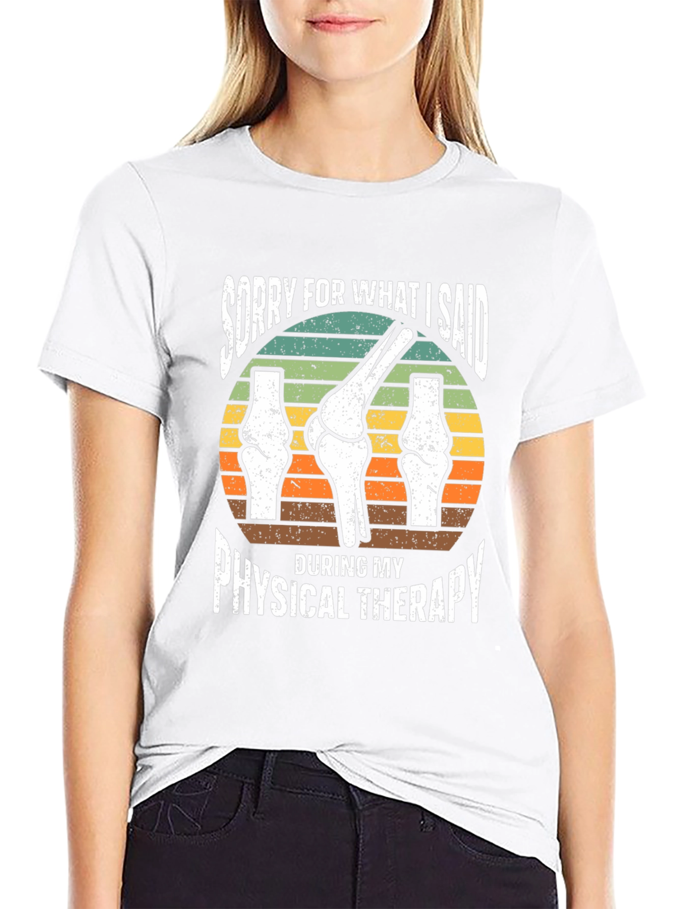 Funny Physical Therapy Knee Bone T-Shirt