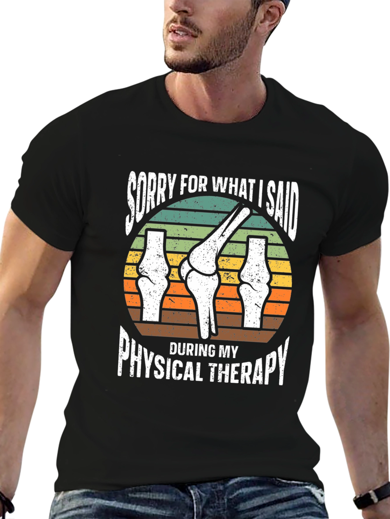 Funny Physical Therapy Knee Bone T-Shirt