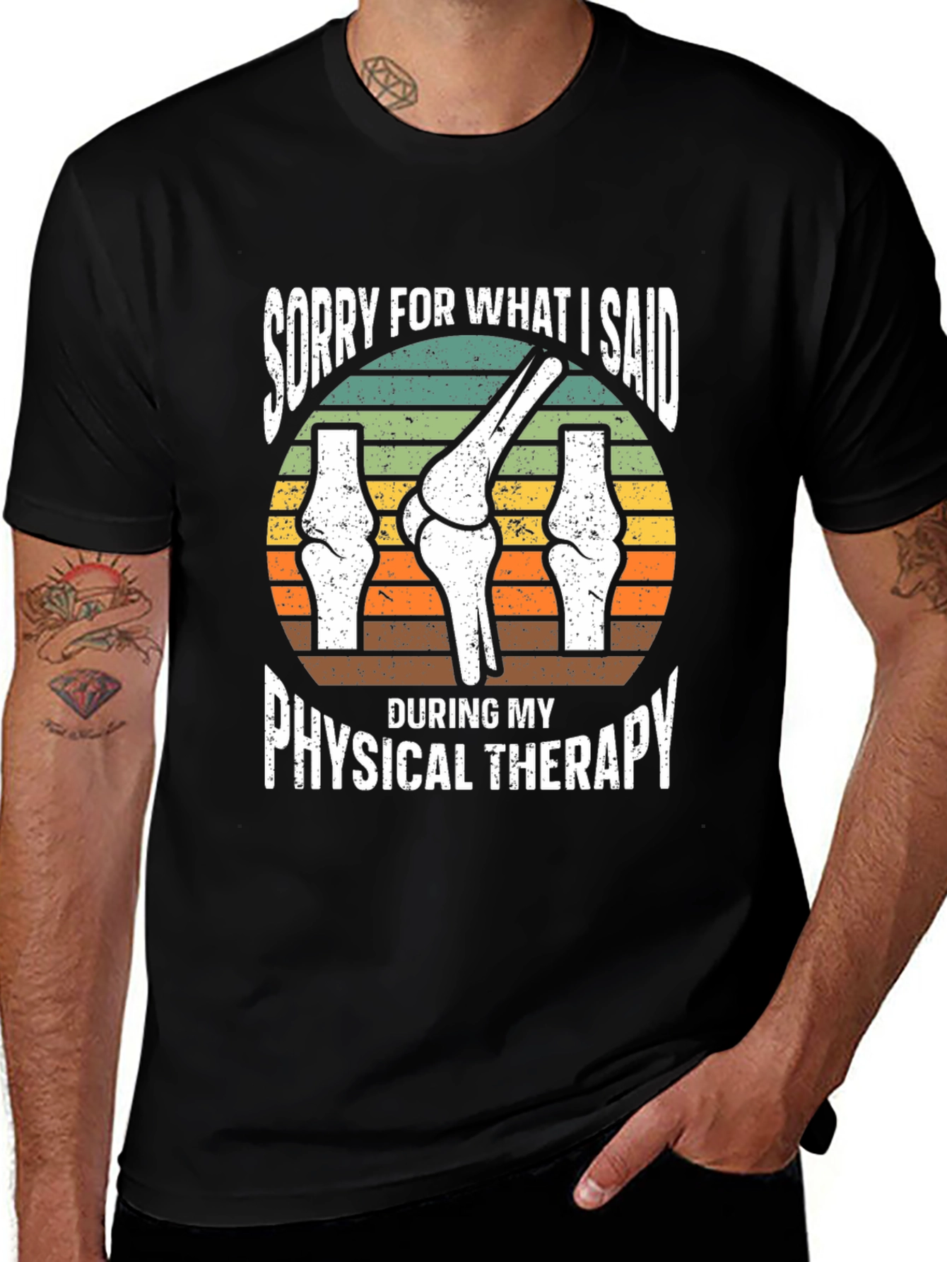 Funny Physical Therapy Knee Bone T-Shirt