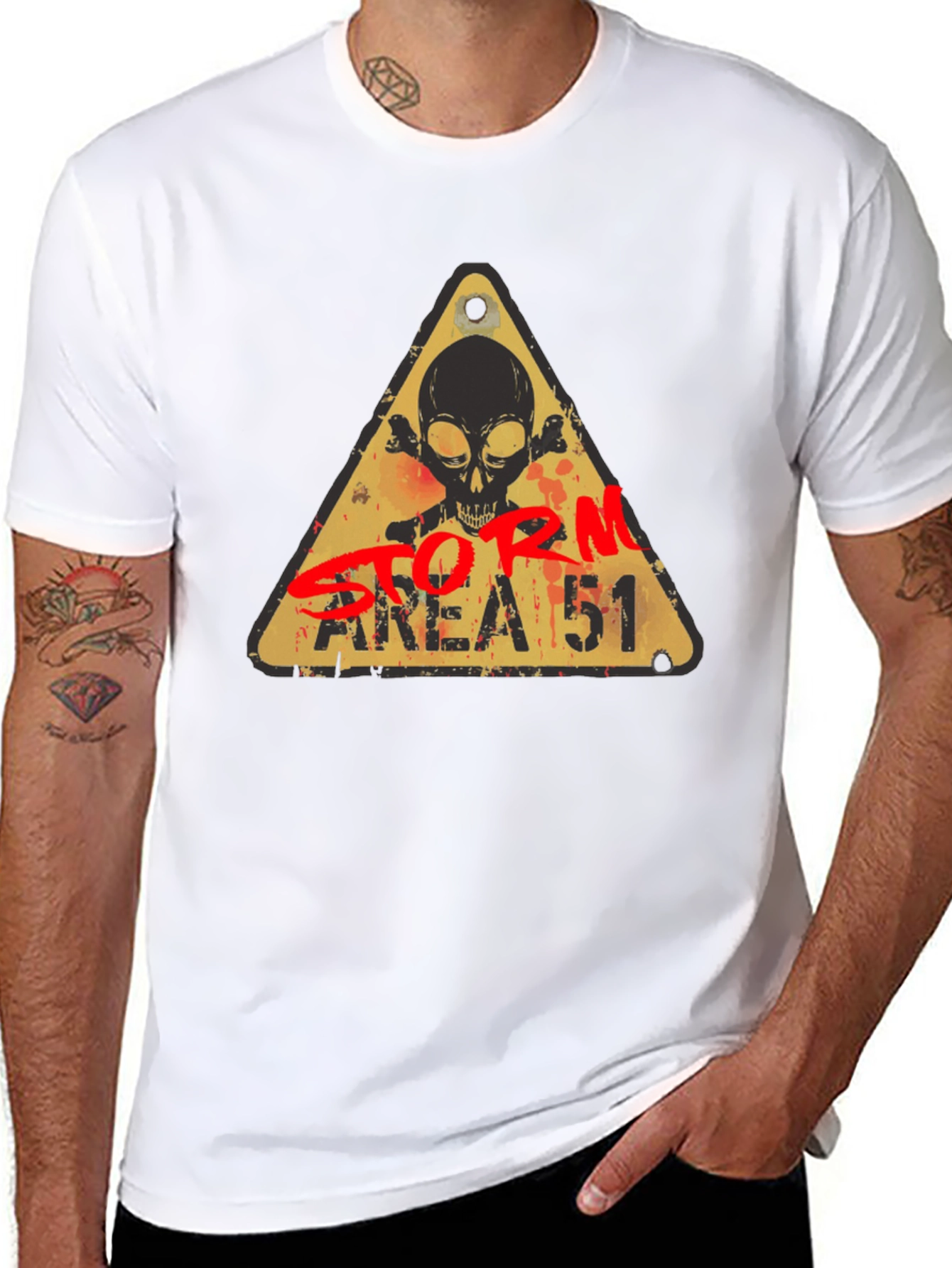 Storm Area 51 Alien Graphic Tee