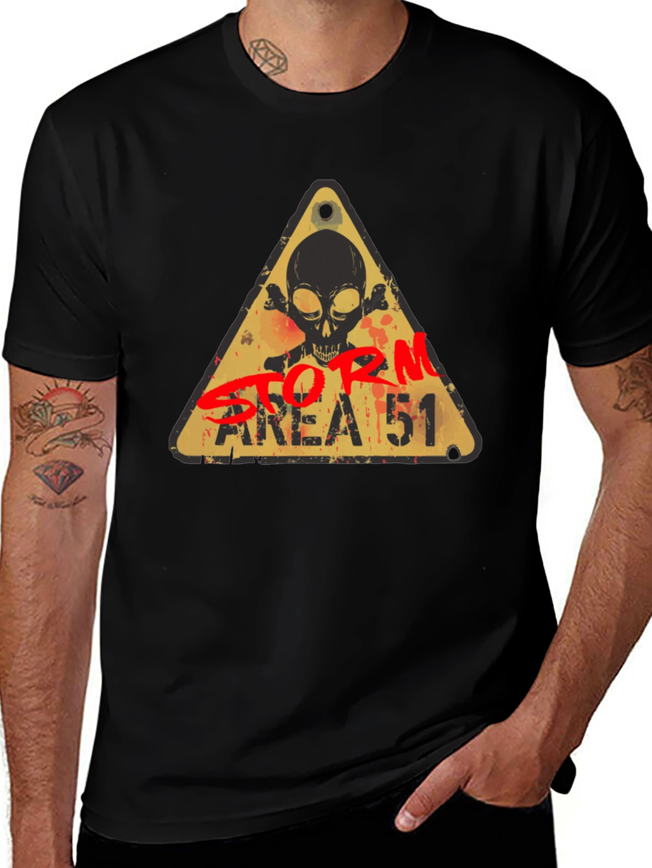 Storm Area 51 Alien Graphic Tee