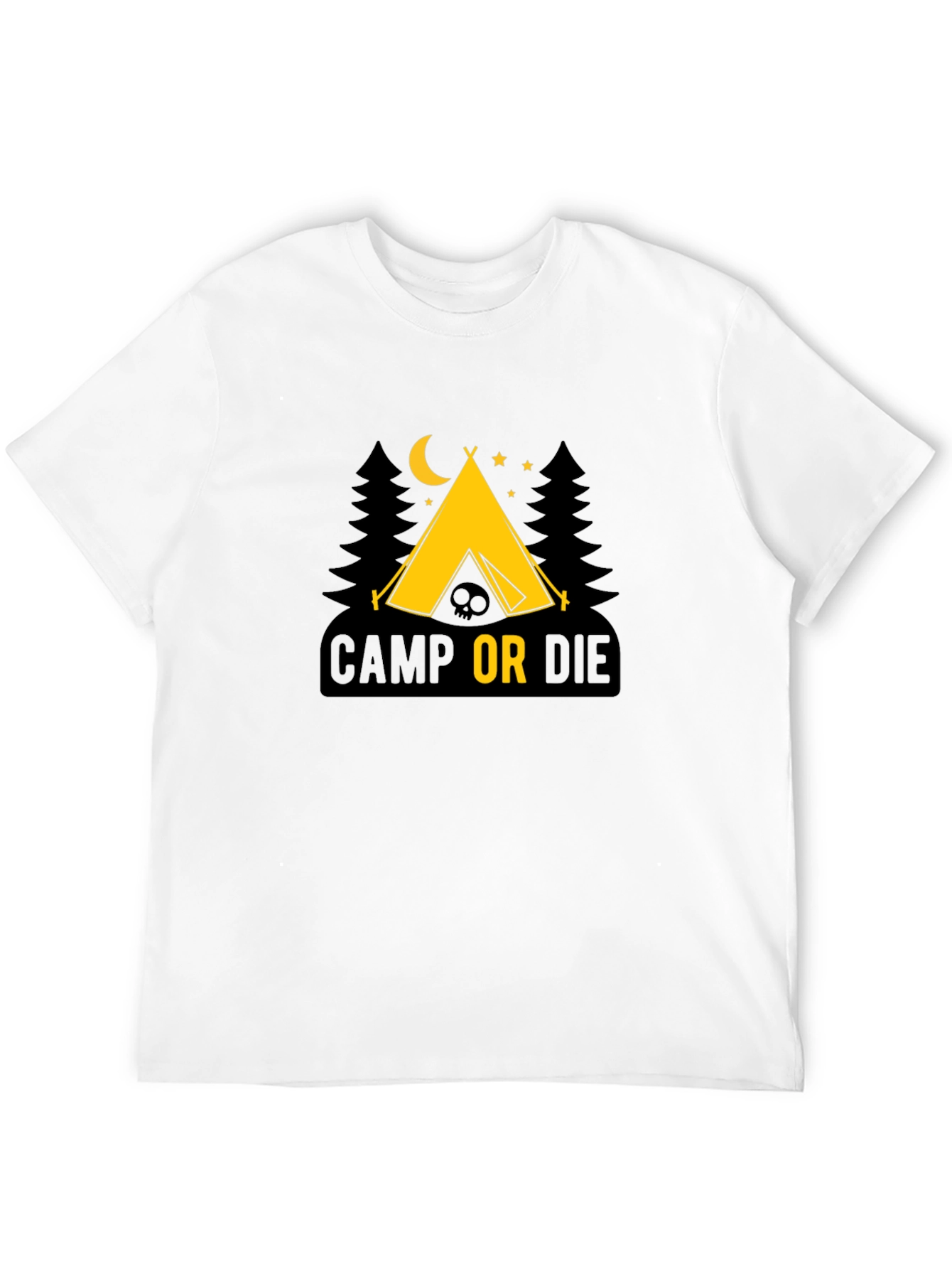 Camp or Die Tee - Adventure Awaits