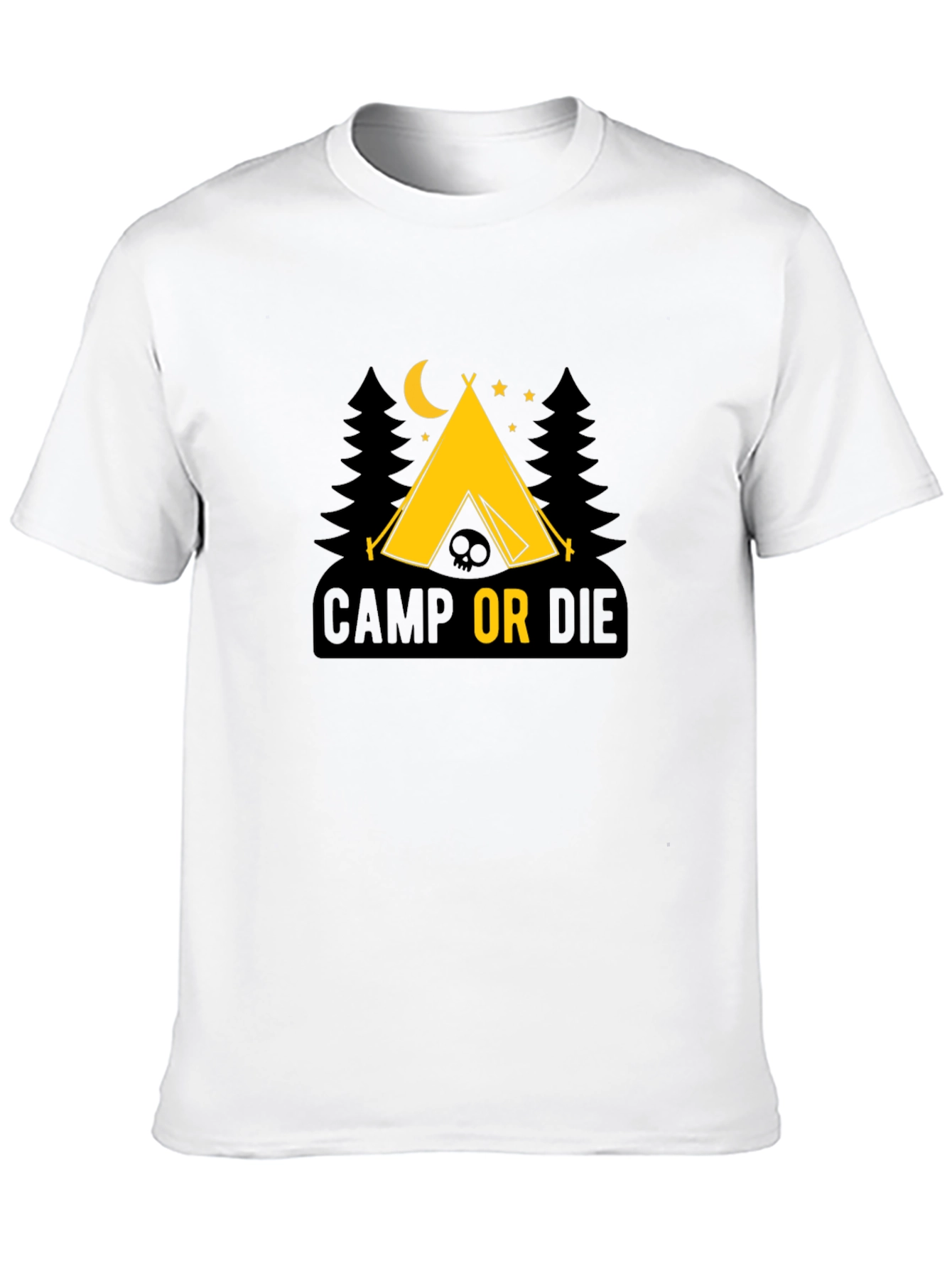 Camp or Die Tee - Adventure Awaits