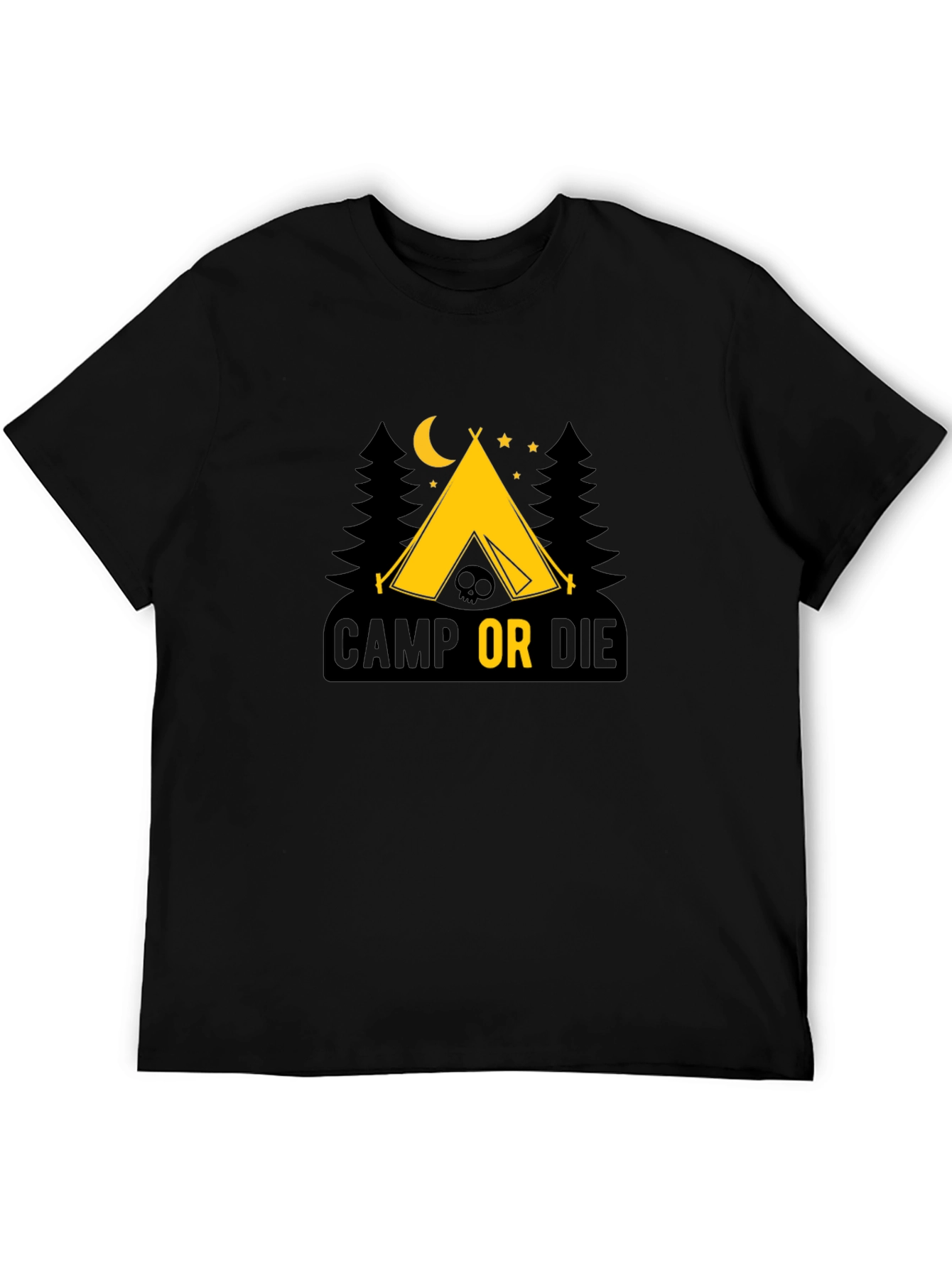 Camp or Die Tee - Adventure Awaits