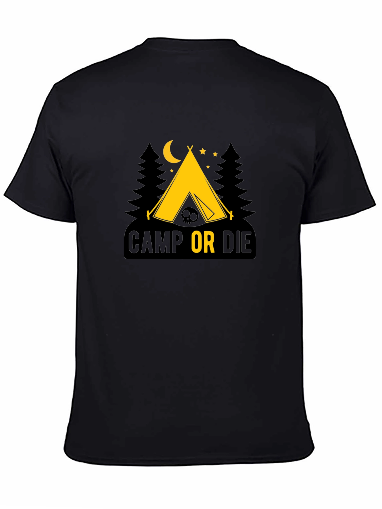 Camp or Die Tee - Adventure Awaits