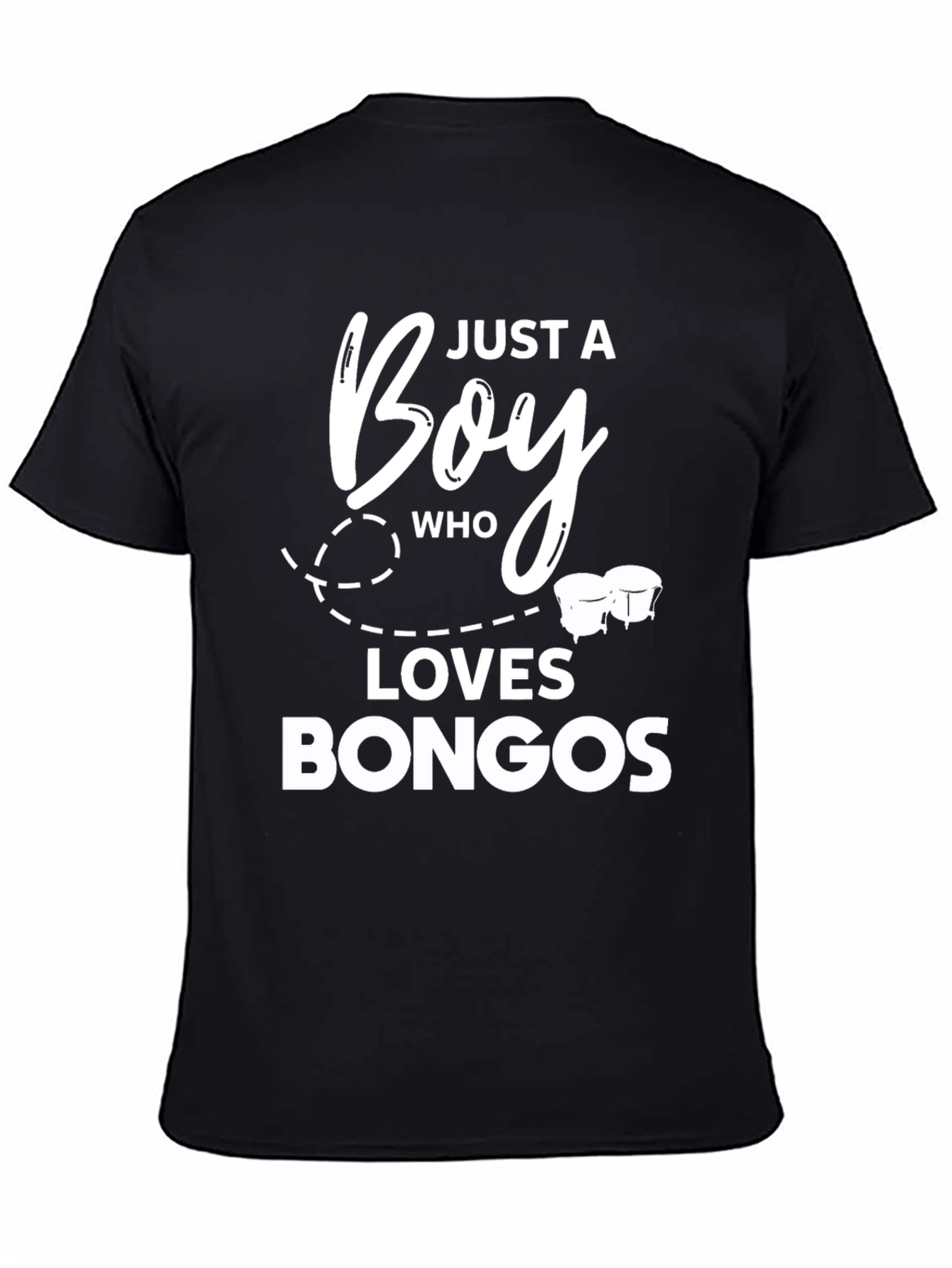 Boy Who Loves Bongos T-Shirt - Music Lover Tee