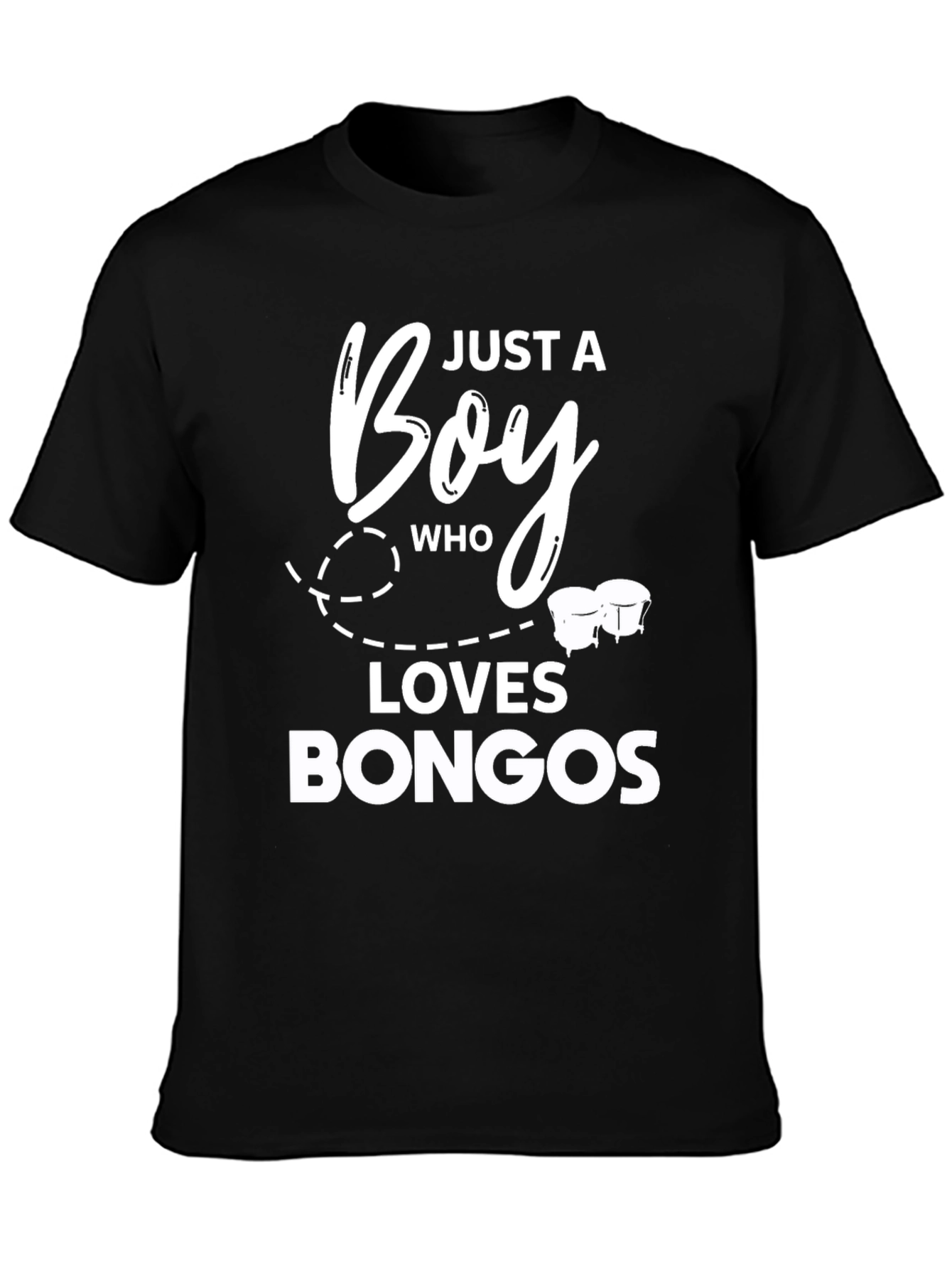Boy Who Loves Bongos T-Shirt - Music Lover Tee