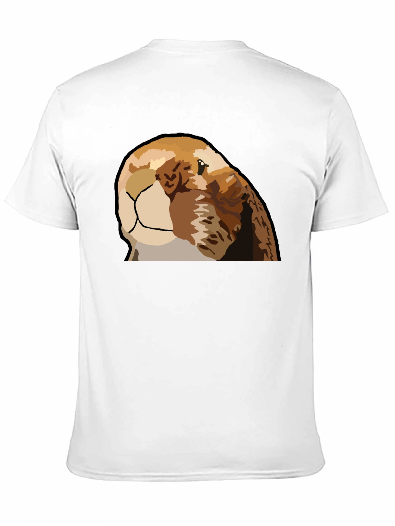 Otter Graphic Tee - Black Casual T-Shirt