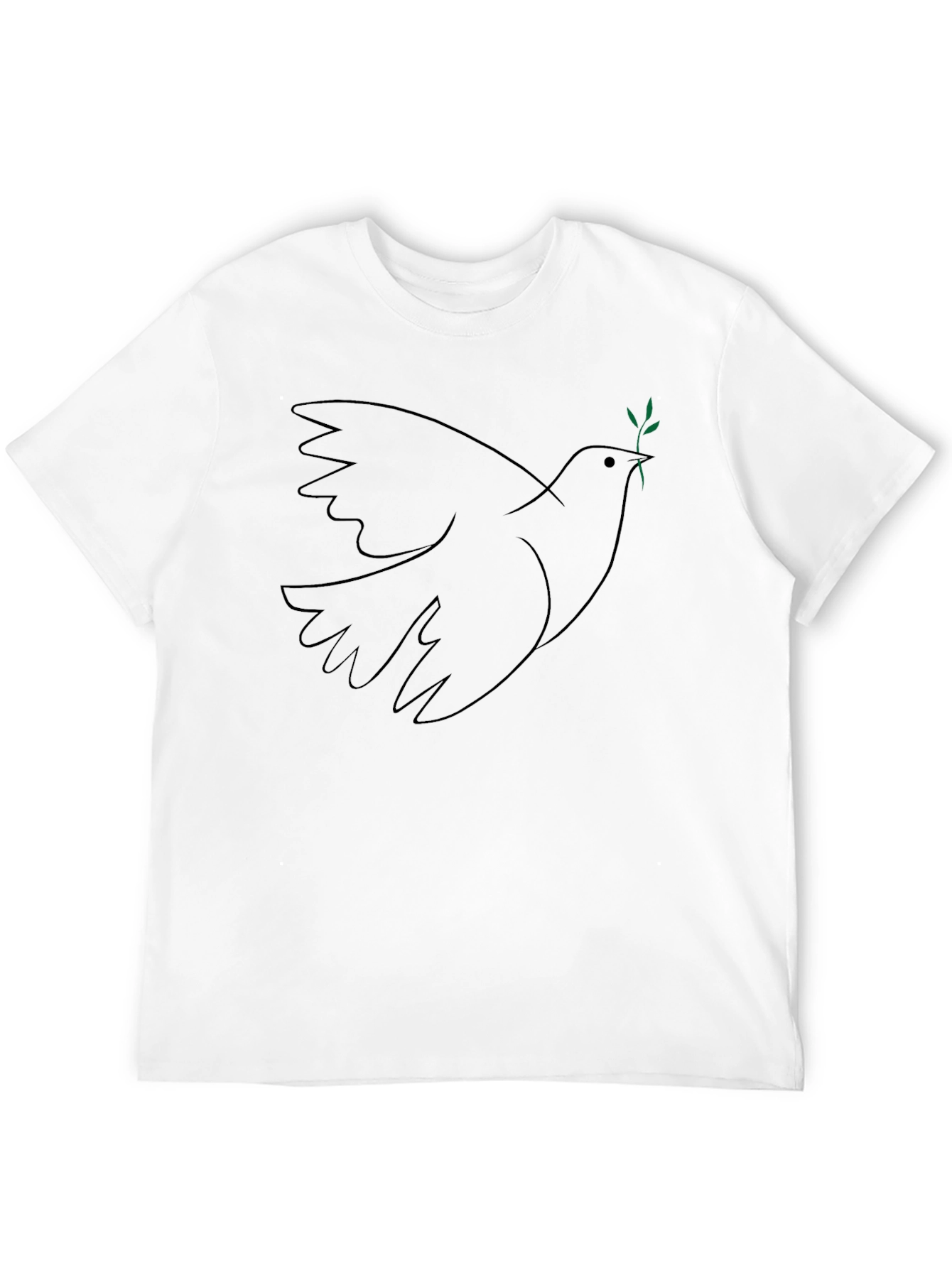 Dove Peace T-Shirt - Black