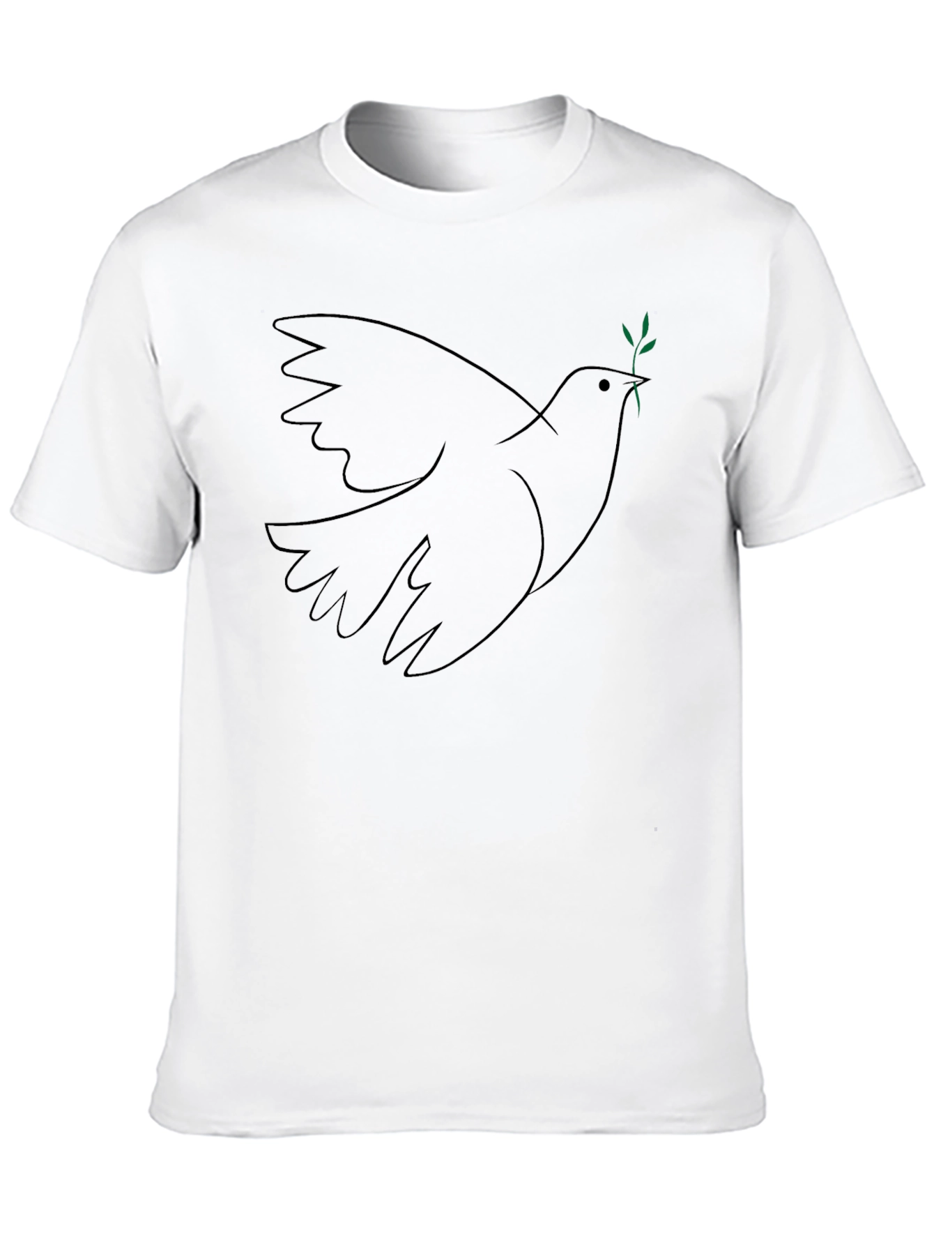 Dove Peace T-Shirt - Black