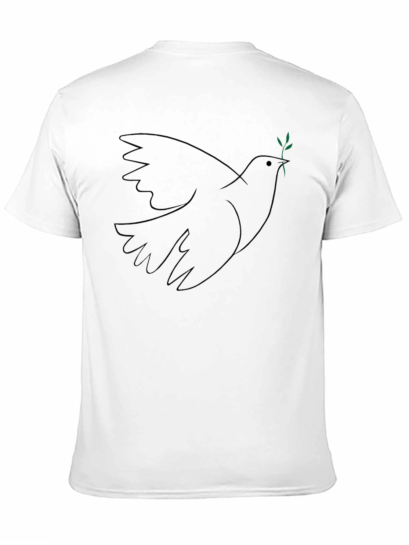 Dove Peace T-Shirt - Black