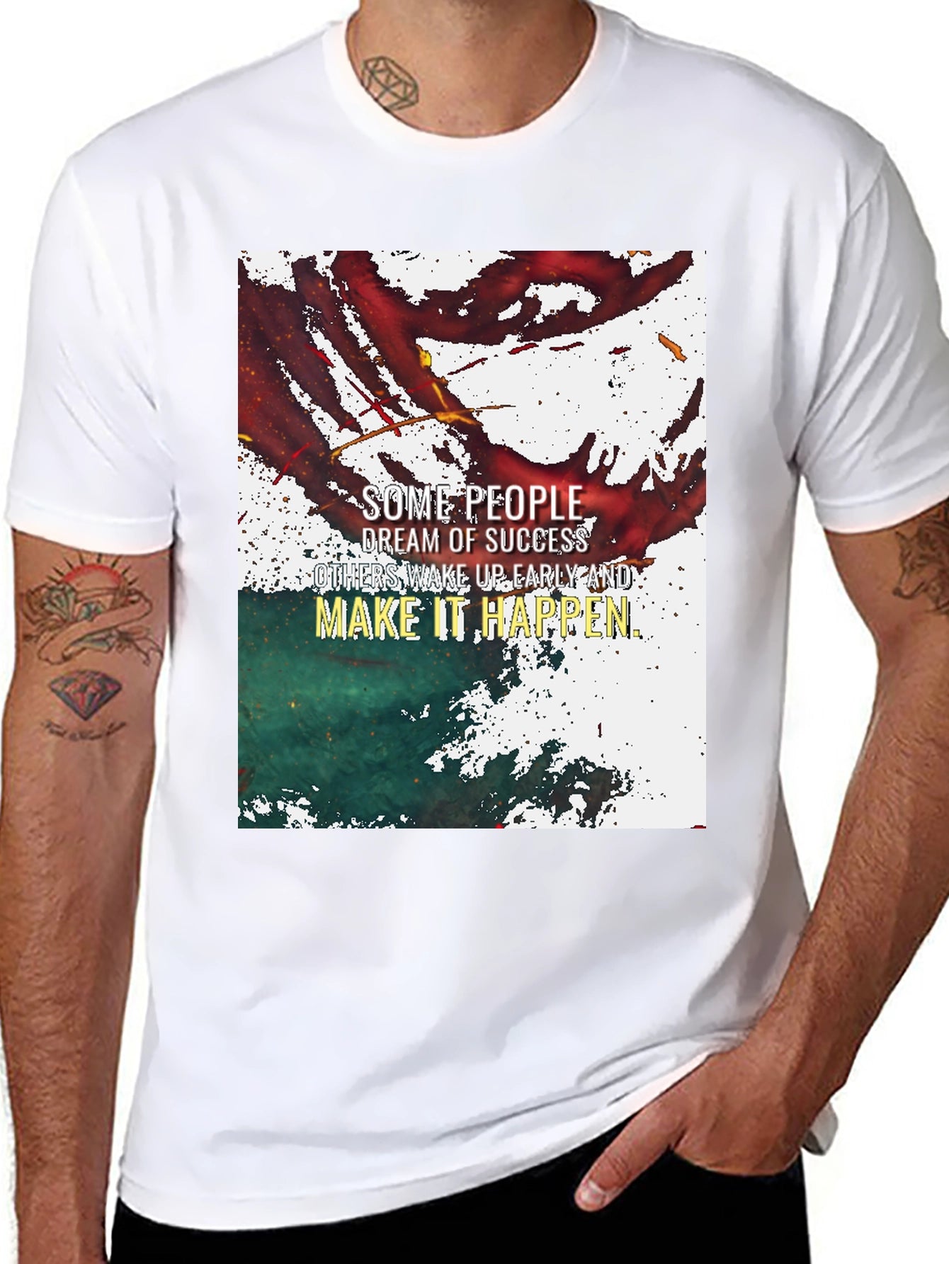 Motivational Graphic T-Shirt - Success Dream