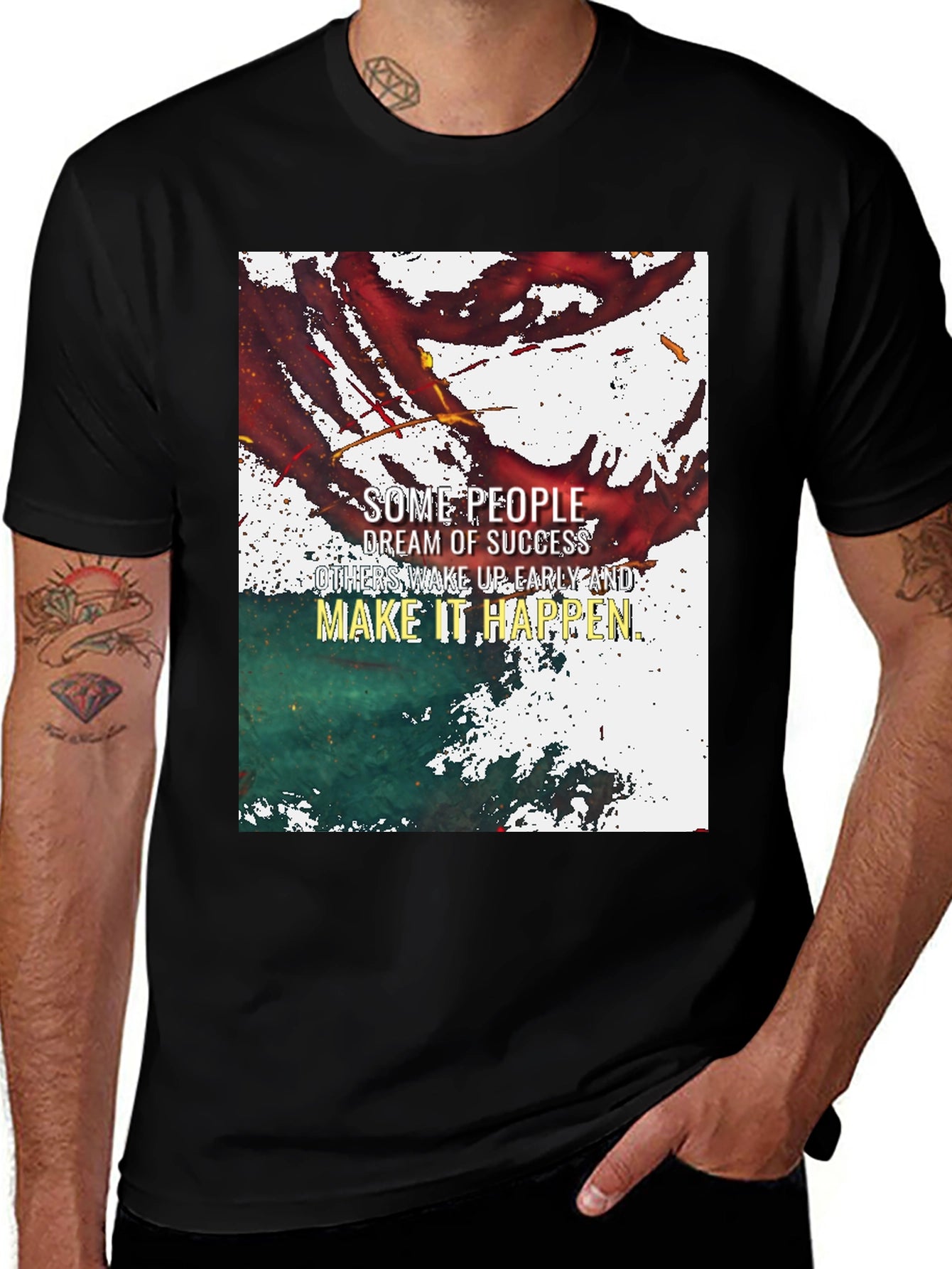 Motivational Graphic T-Shirt - Success Dream