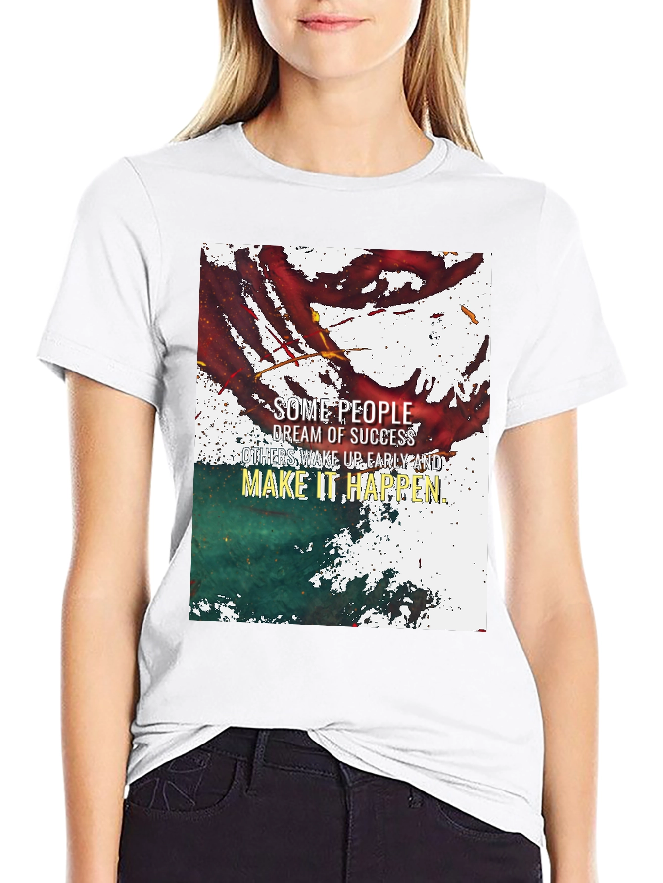Motivational Graphic T-Shirt - Success Dream