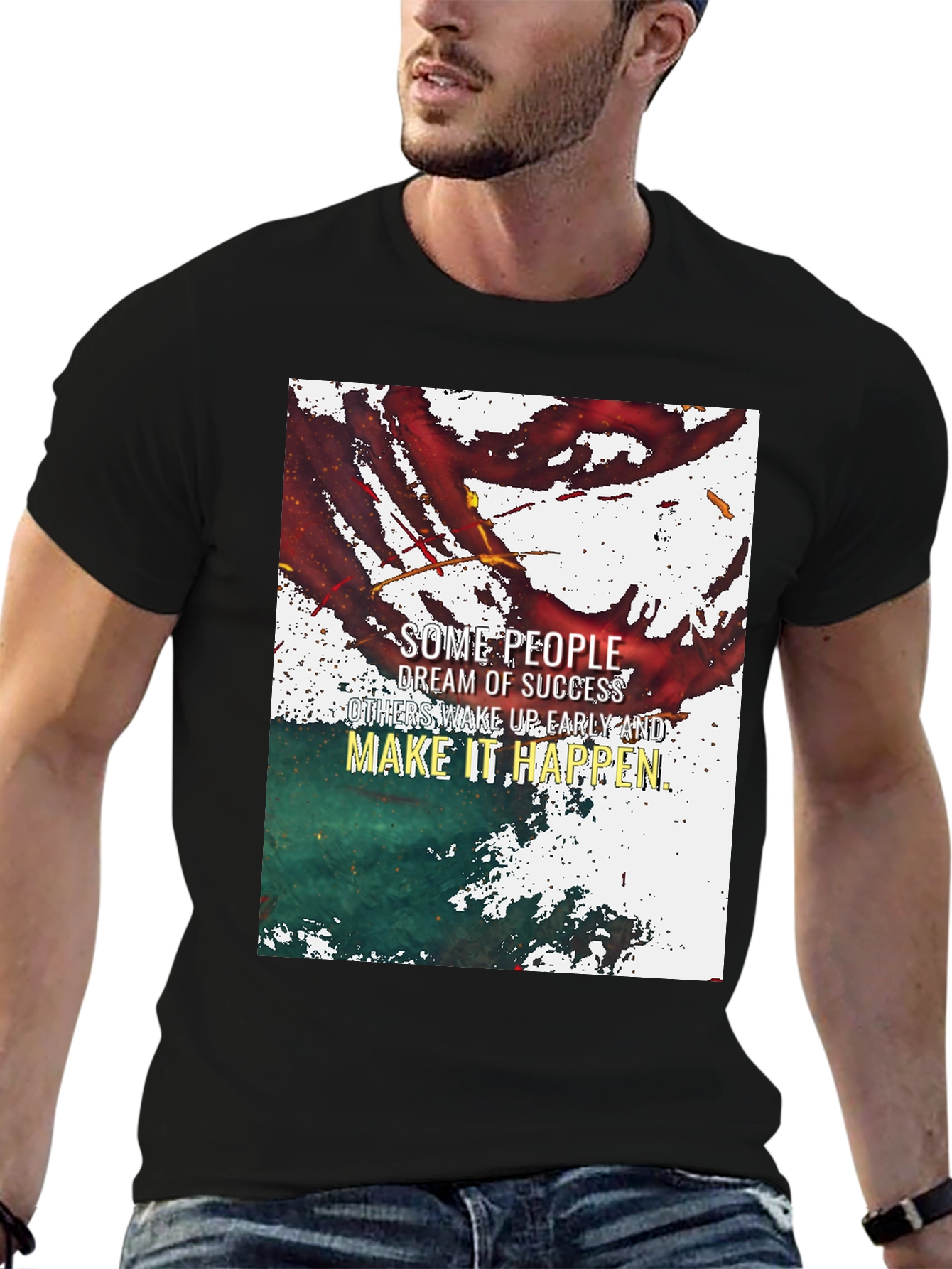 Motivational Graphic T-Shirt - Success Dream