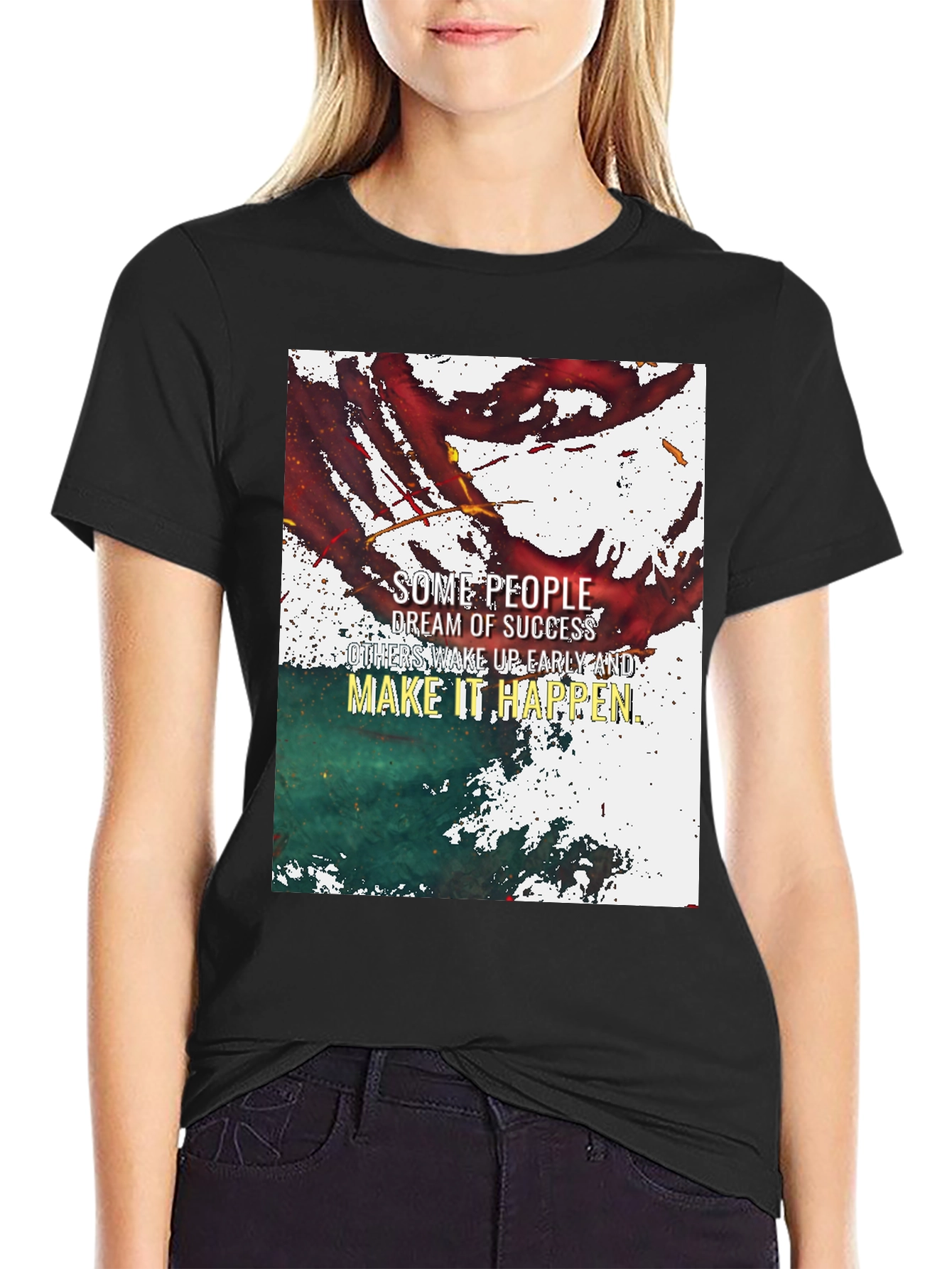 Motivational Graphic T-Shirt - Success Dream