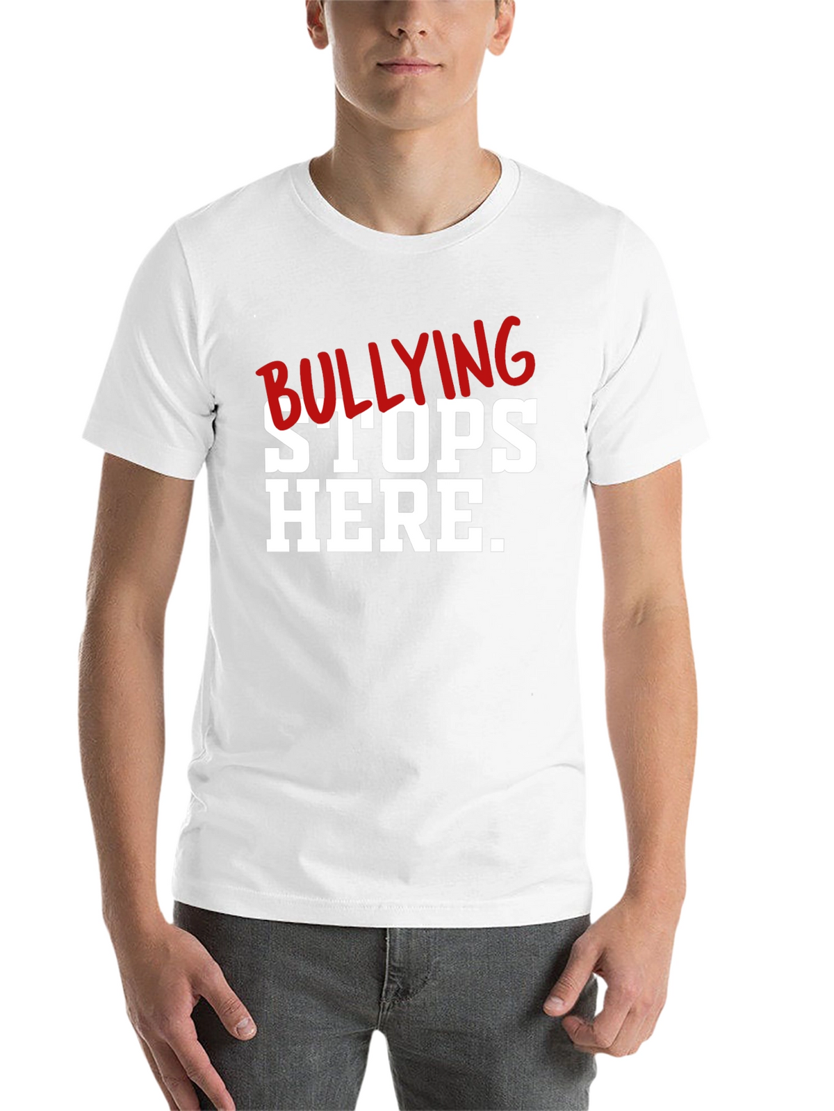 Bullying Stops Here Graphic T-Shirt