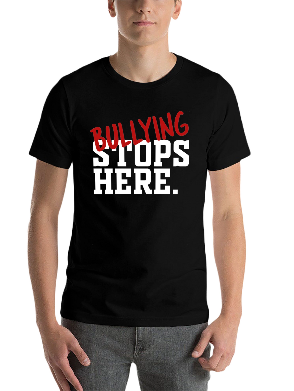 Bullying Stops Here Graphic T-Shirt