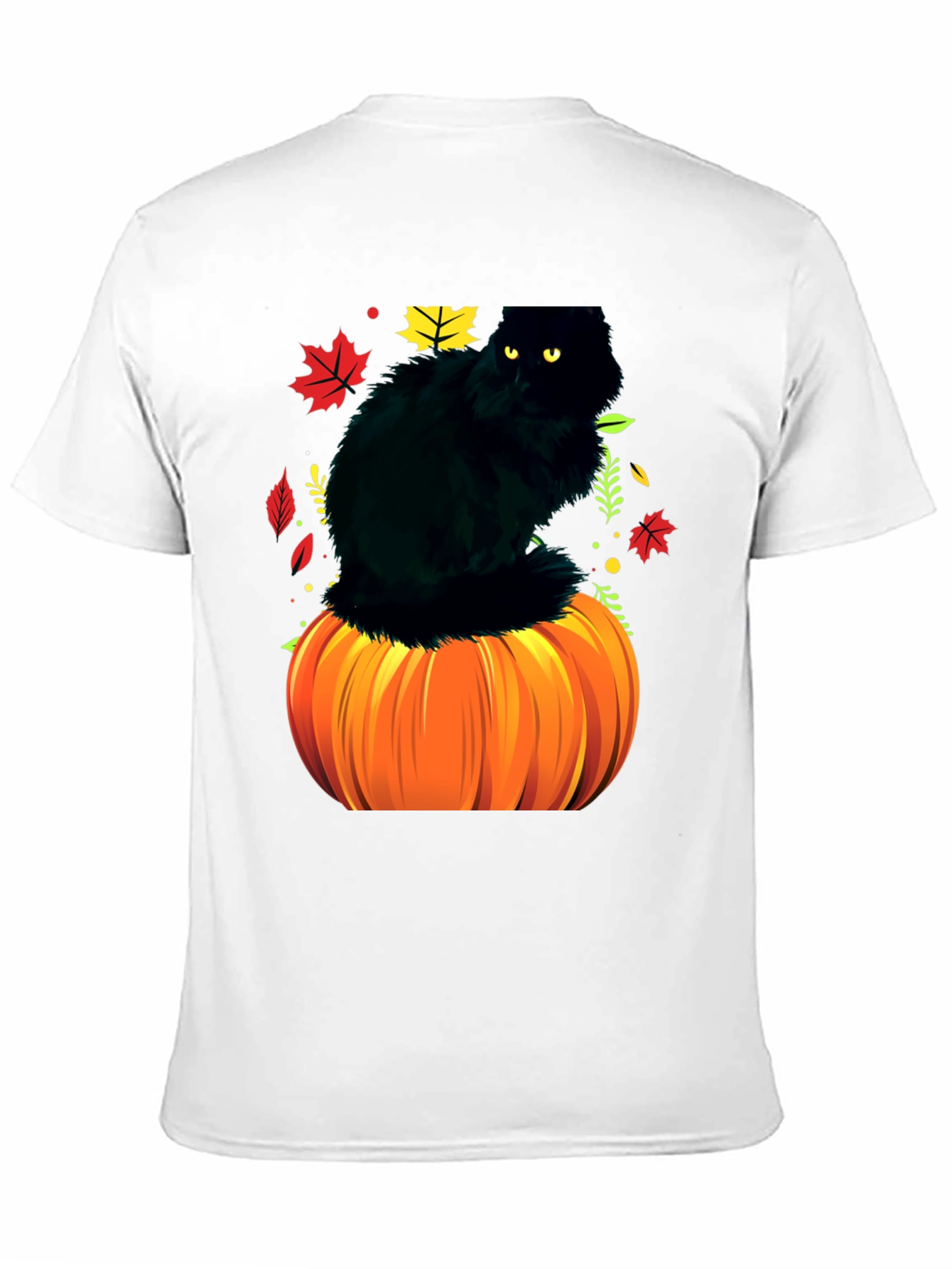 Halloween Cat Pumpkin T-Shirt