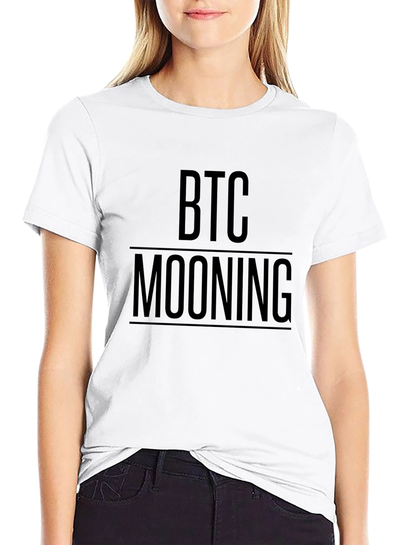 BTC Mooning Black T-Shirt