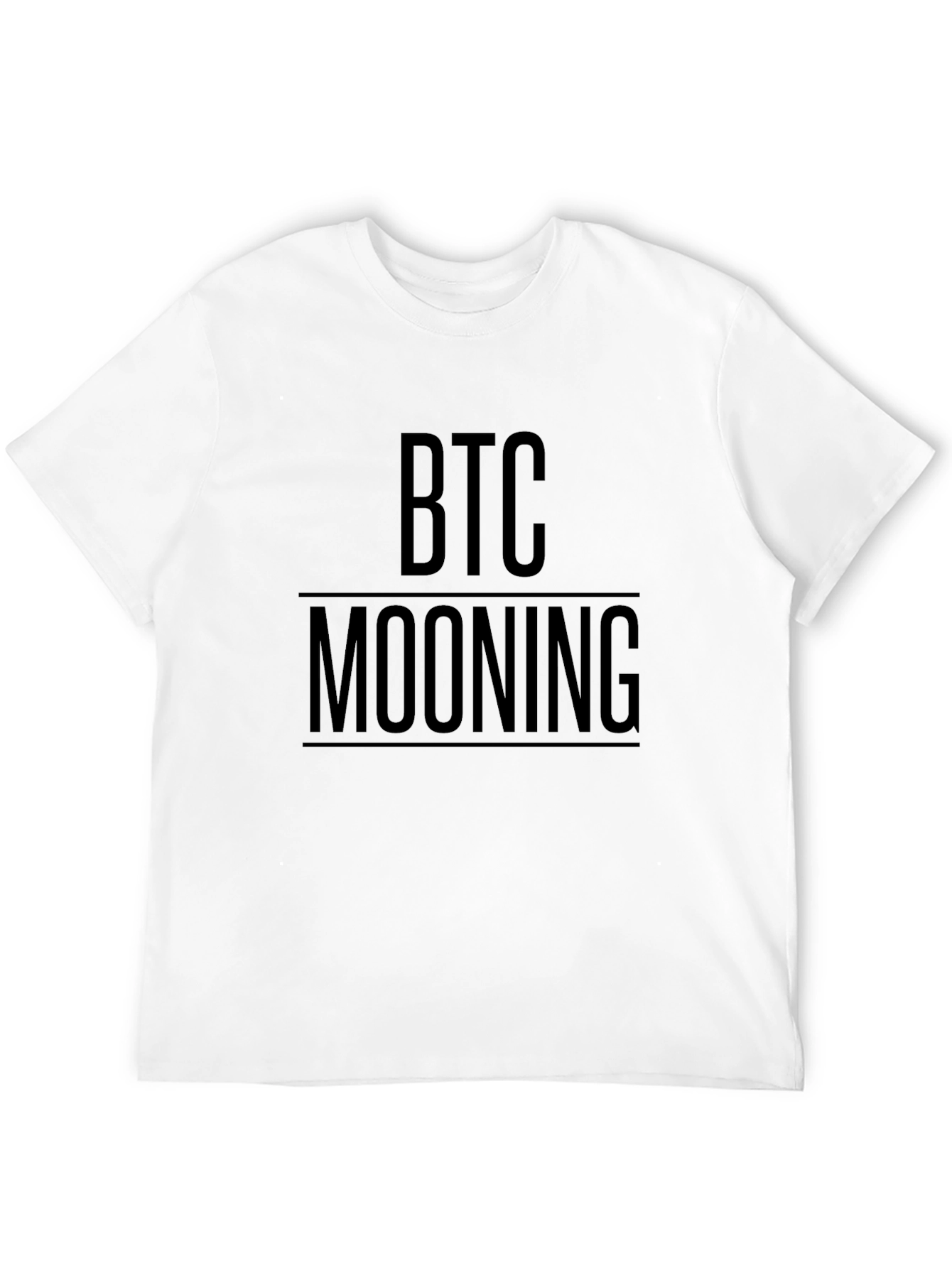 BTC Mooning Black T-Shirt