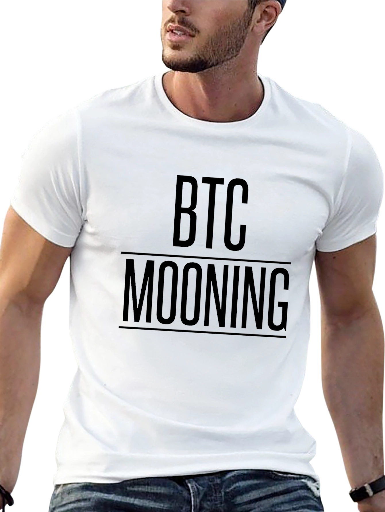 BTC Mooning Black T-Shirt