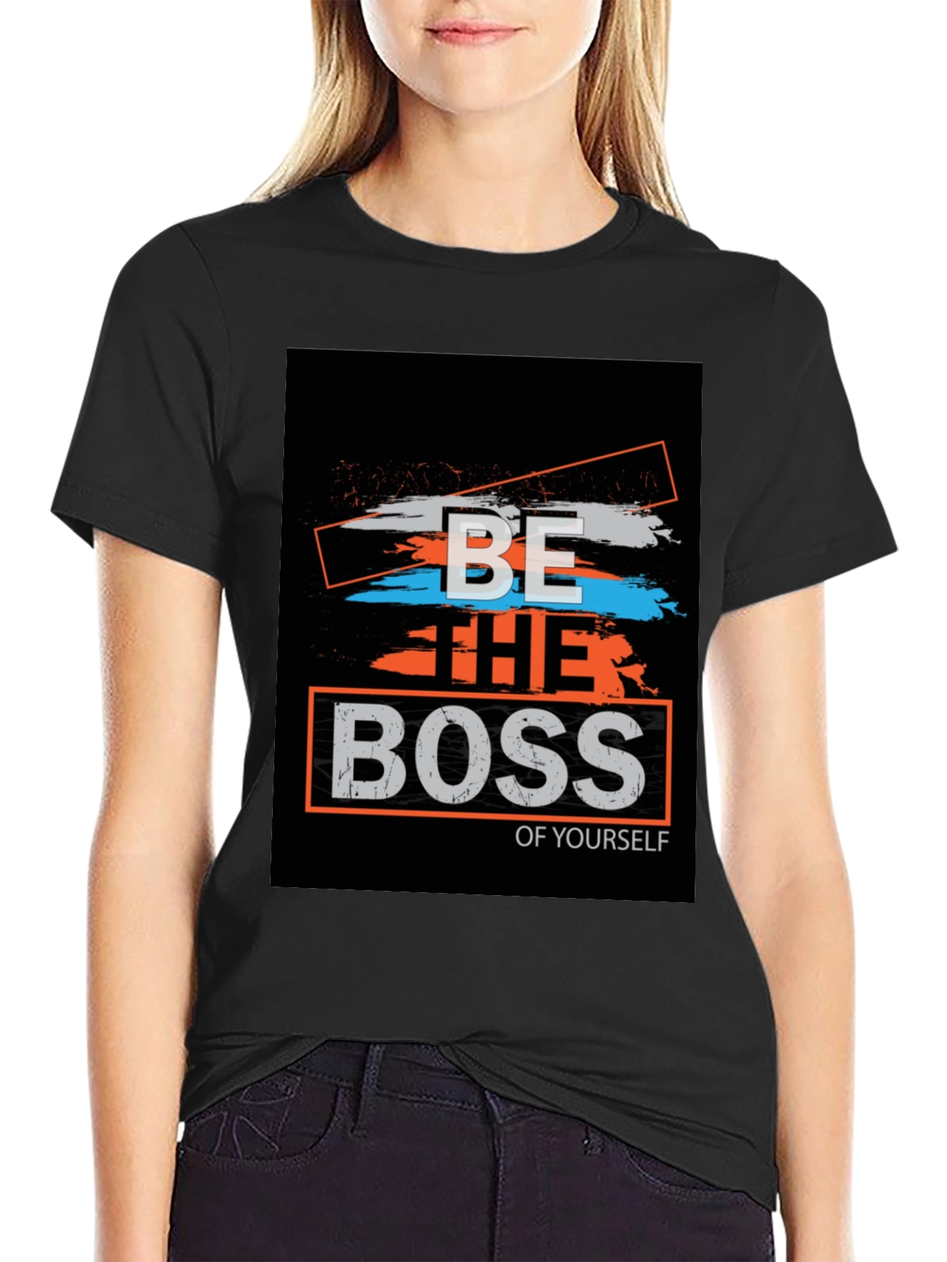 Be the Boss Graphic T-Shirt Motivational Design