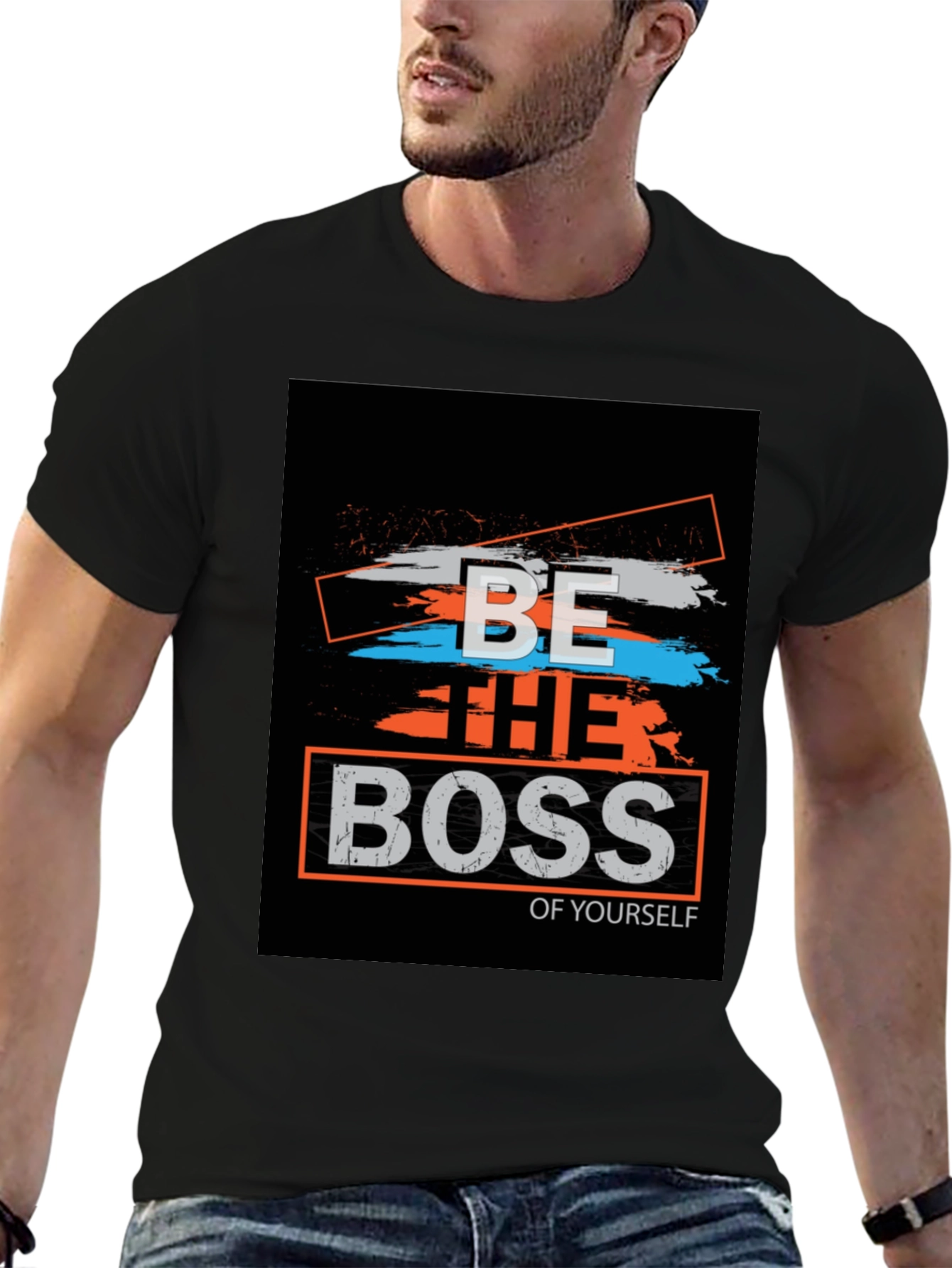 Be the Boss Graphic T-Shirt Motivational Design