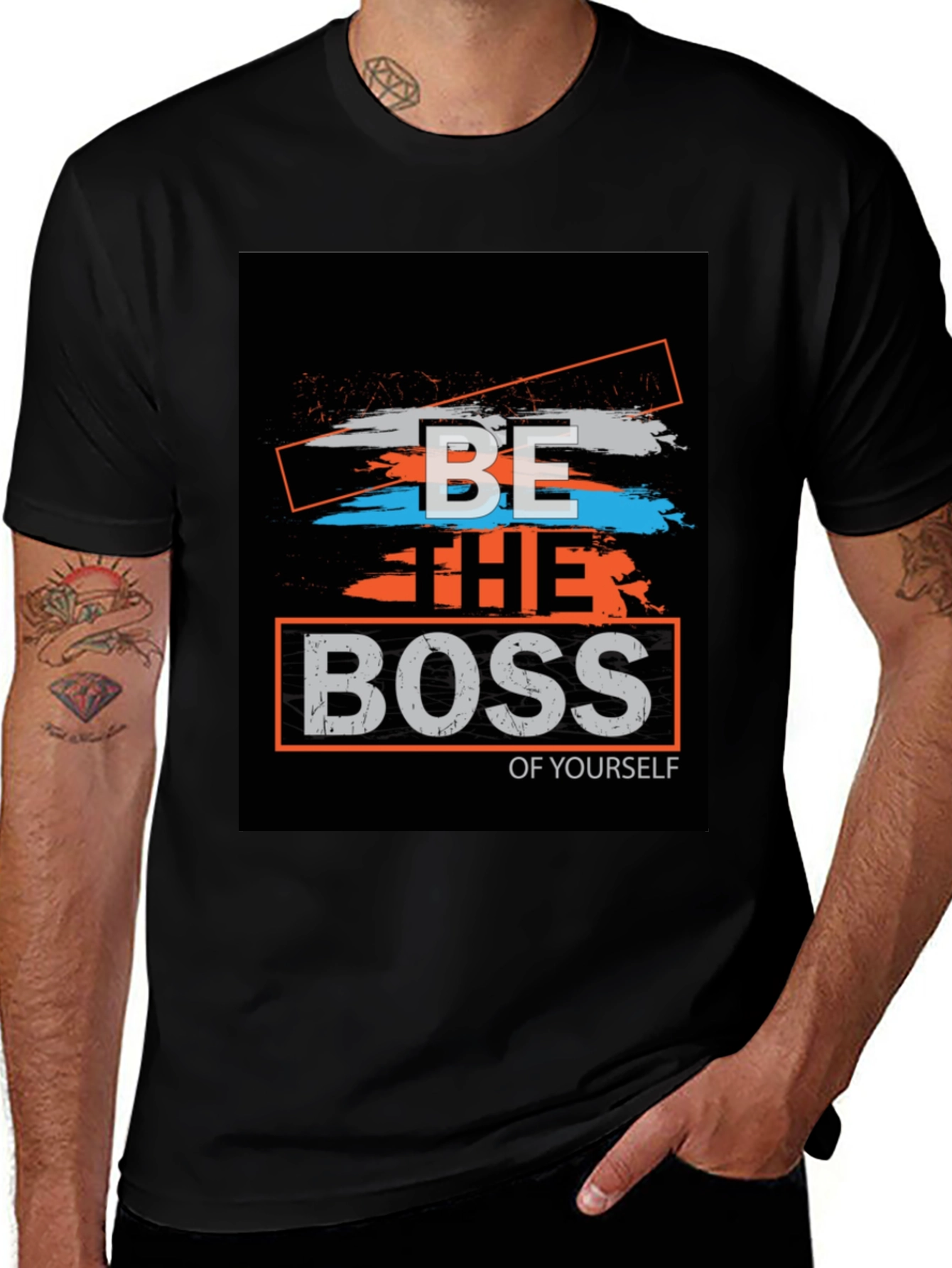 Be the Boss Graphic T-Shirt Motivational Design