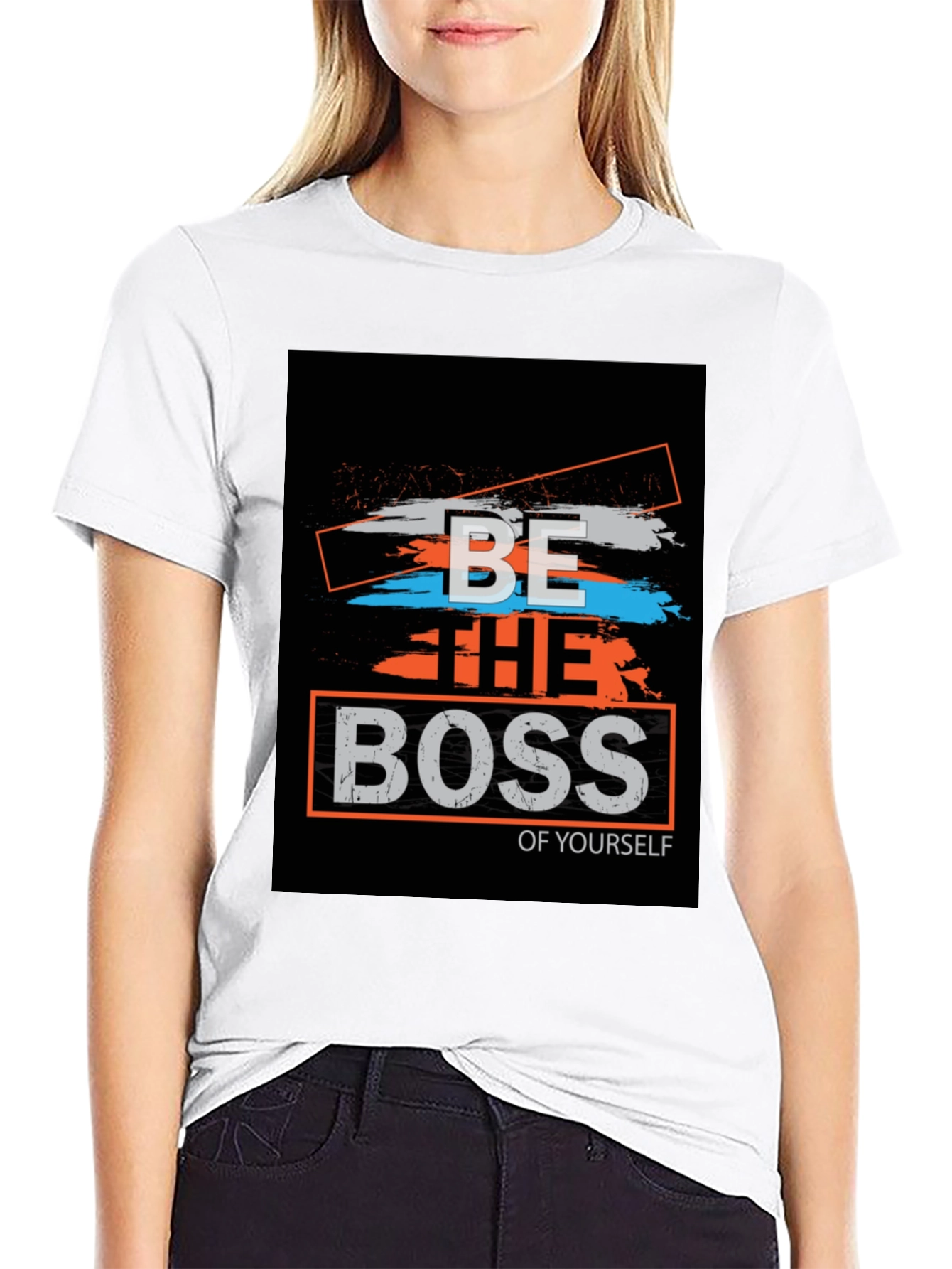 Be the Boss Graphic T-Shirt Motivational Design