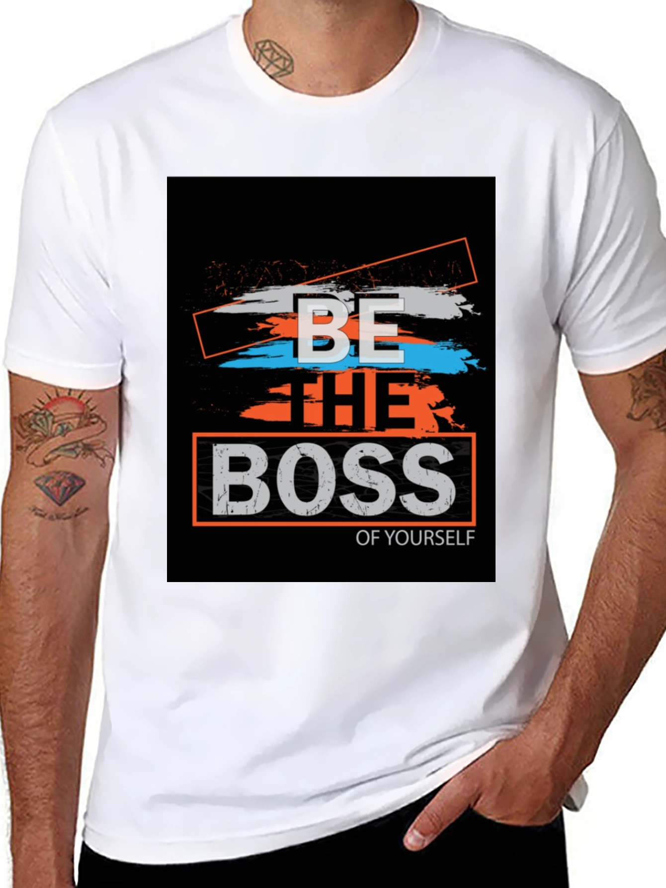 Be the Boss Graphic T-Shirt Motivational Design