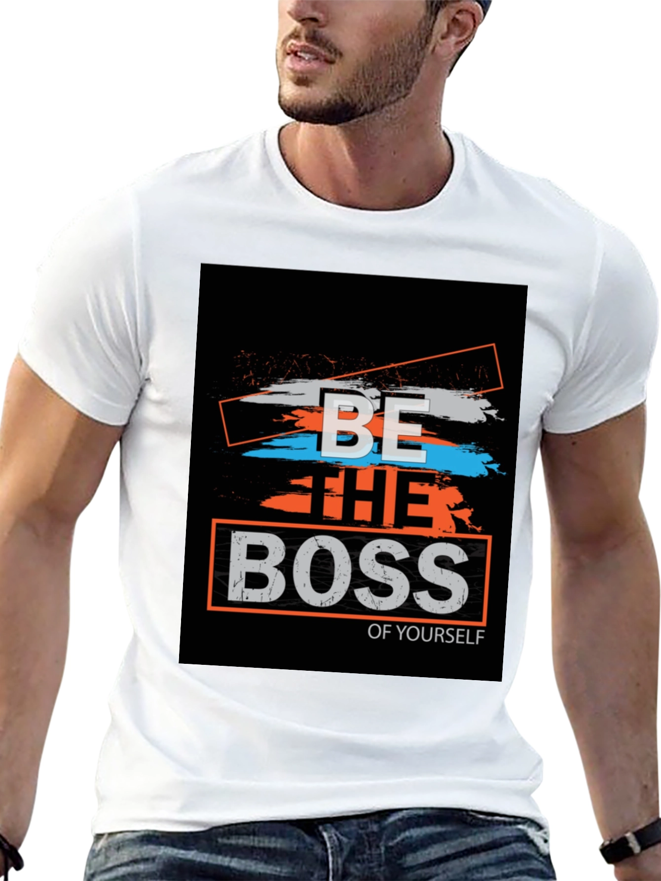 Be the Boss Graphic T-Shirt Motivational Design