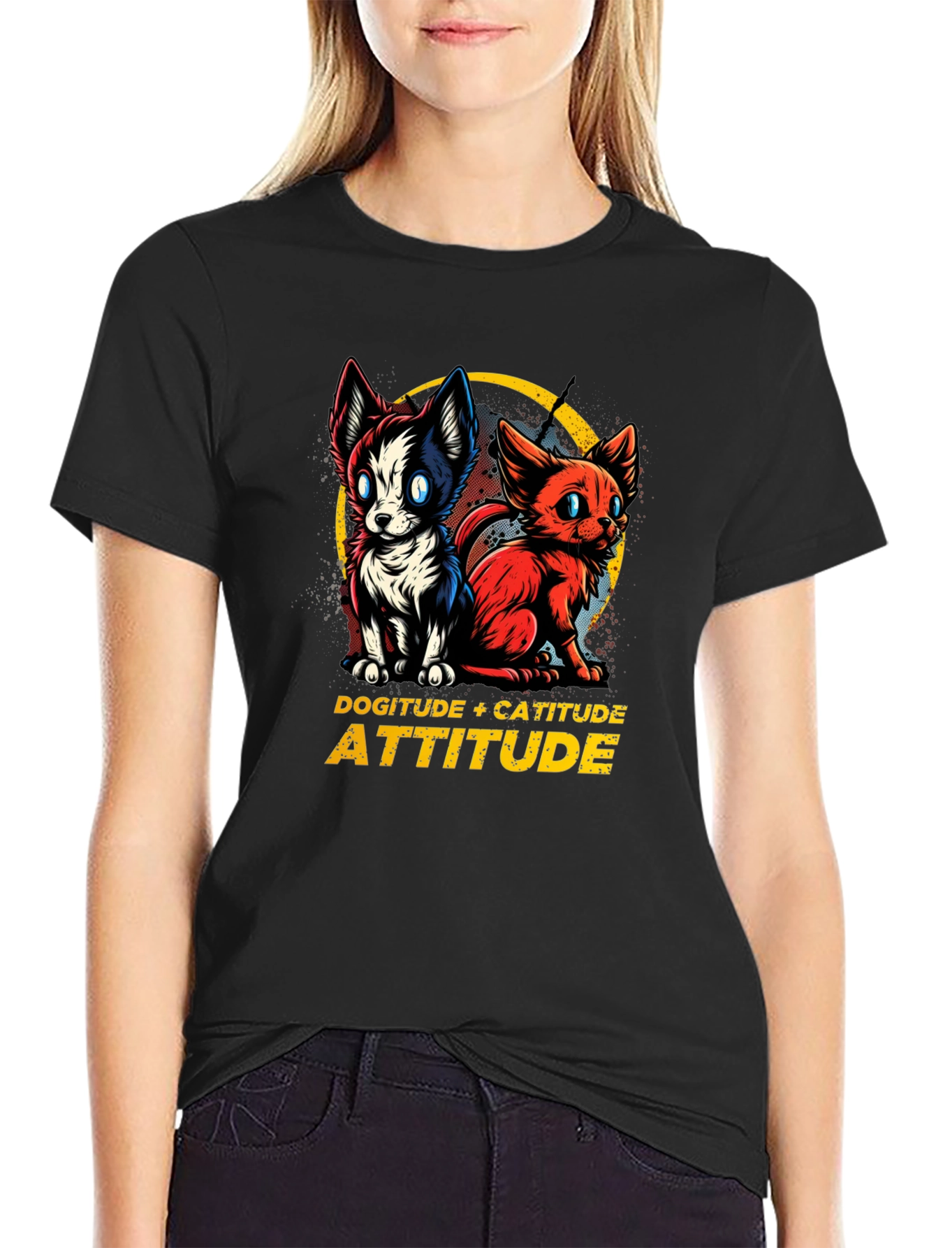 Dogitude + Catitude Graphic Tee
