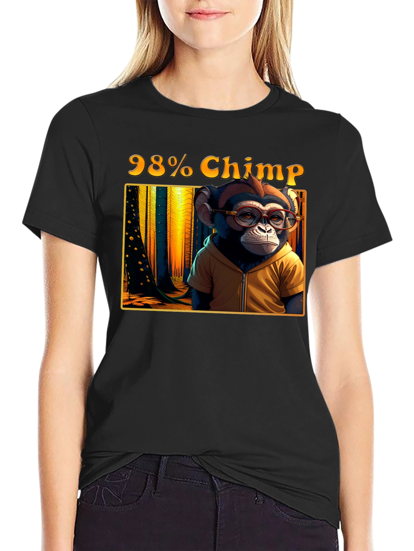 98% Chimp Graphic T-Shirt