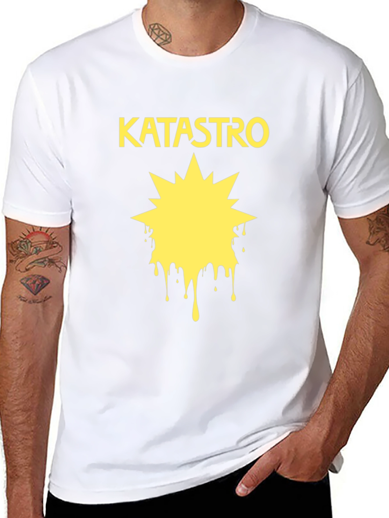 Katastro Graphic Tee - Unique Design Soft Cotton