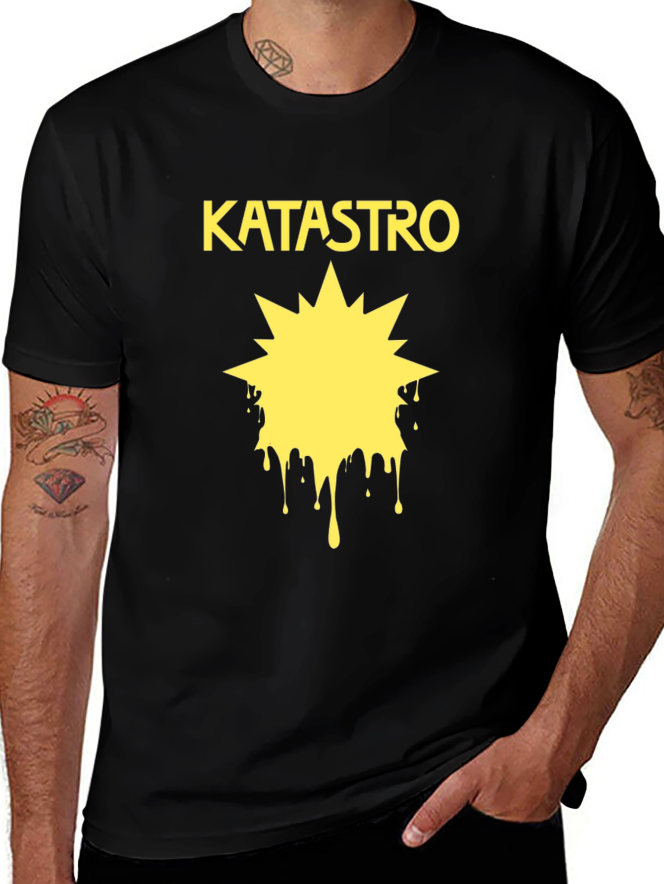 Katastro Graphic Tee - Unique Design Soft Cotton