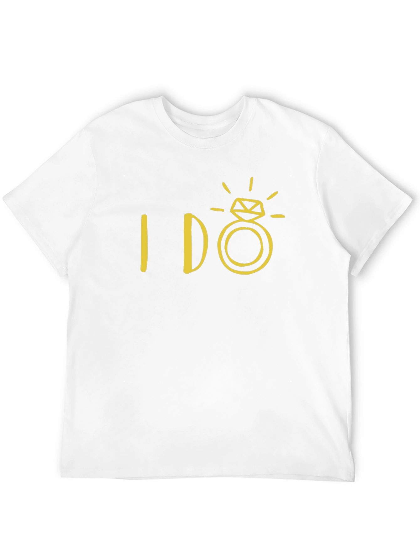 I DO Ring Graphic Tee - Mens Black T-Shirt