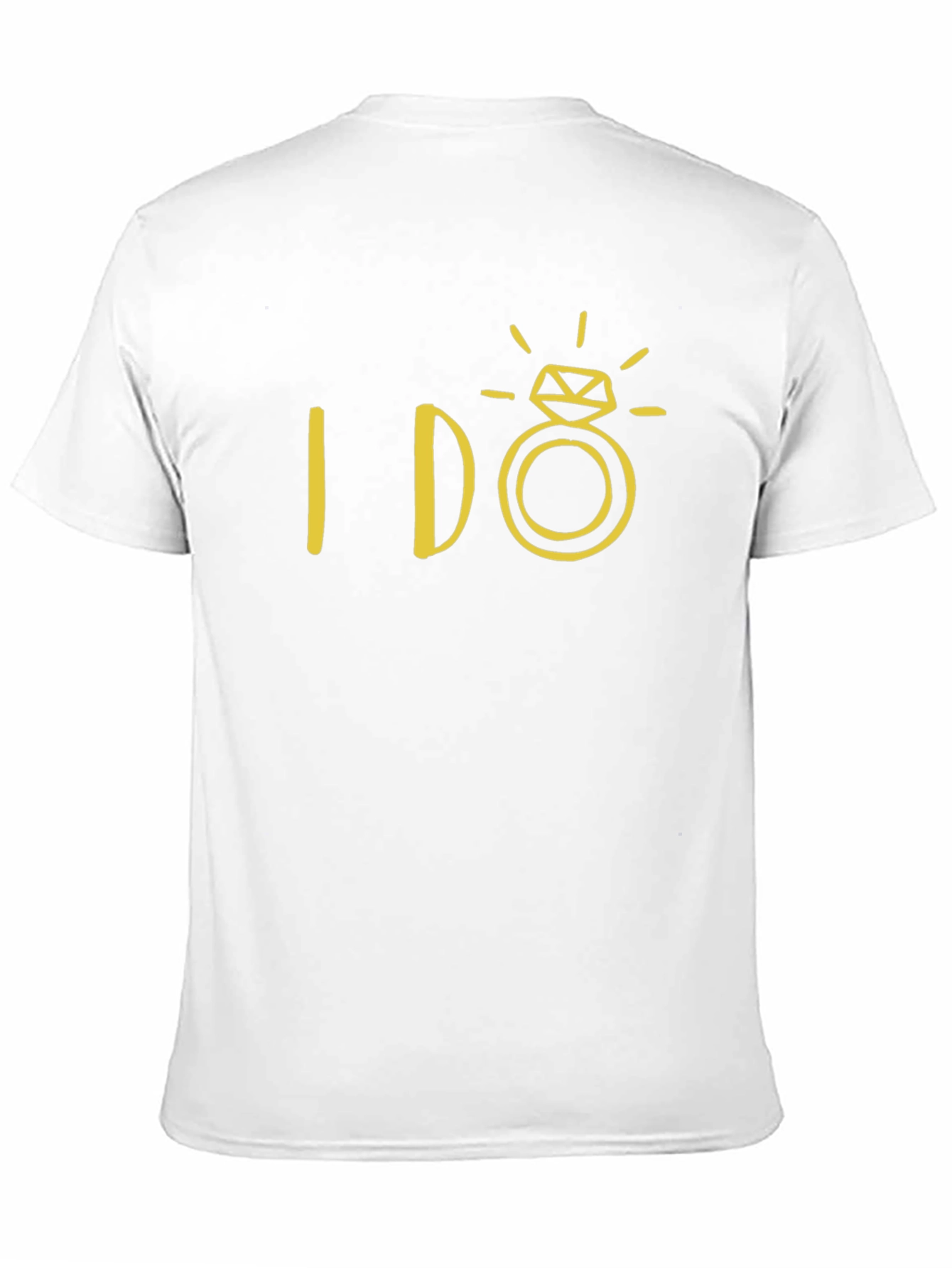 I DO Ring Graphic Tee - Mens Black T-Shirt