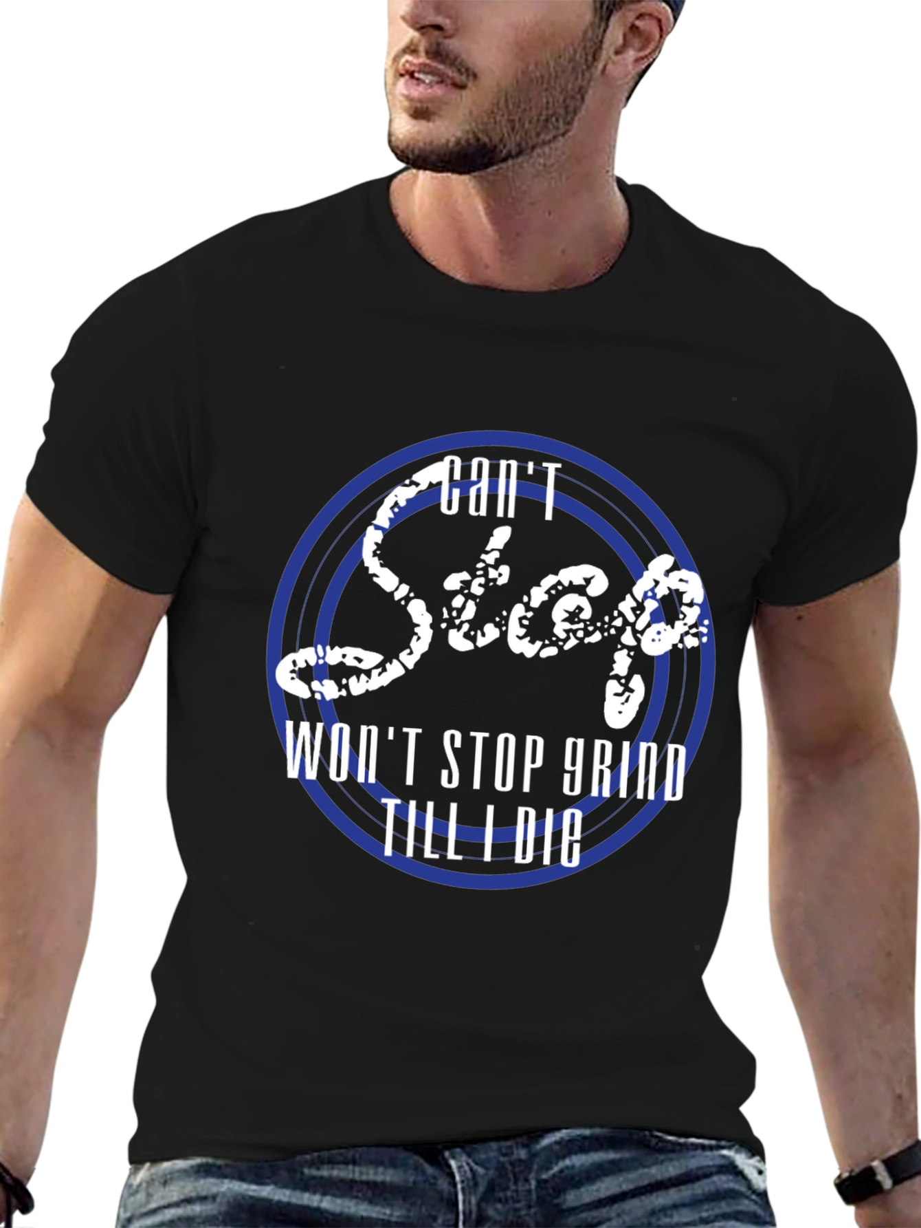 Cant Stop Wont Stop Grind Mens Graphic Tee