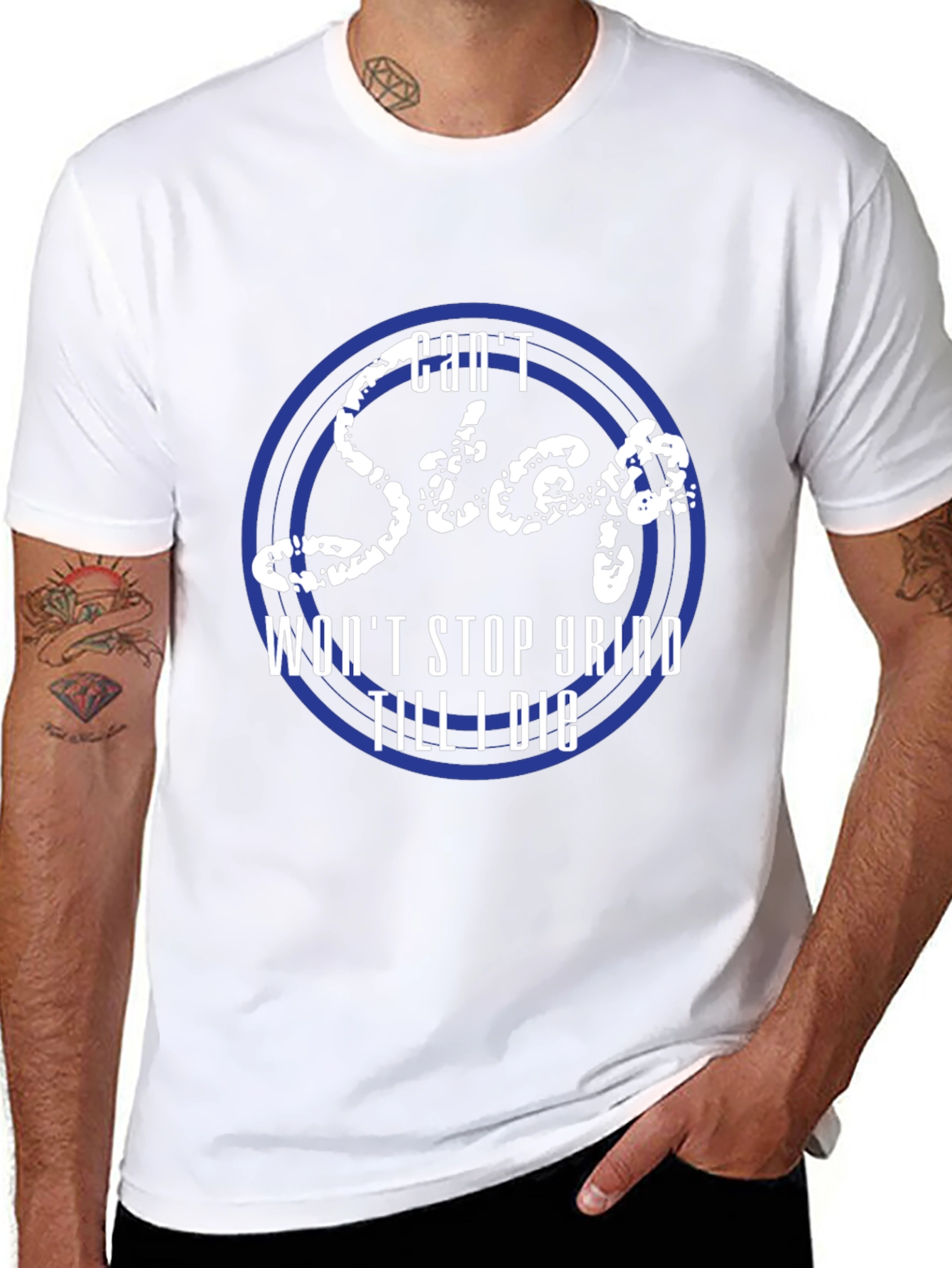 Cant Stop Wont Stop Grind Mens Graphic Tee