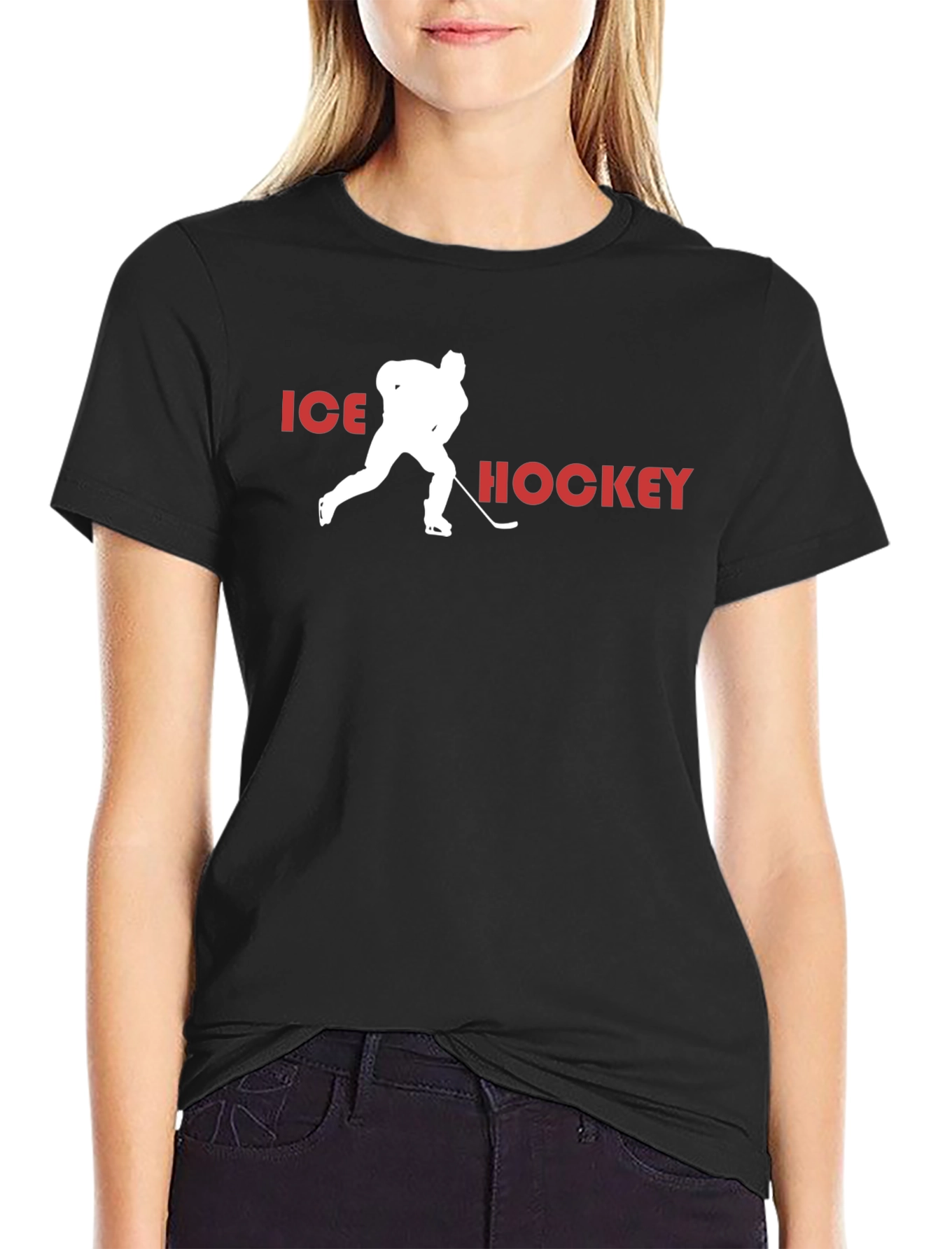 Ice Hockey Graphic Tee - Sportswear Fan Apparel