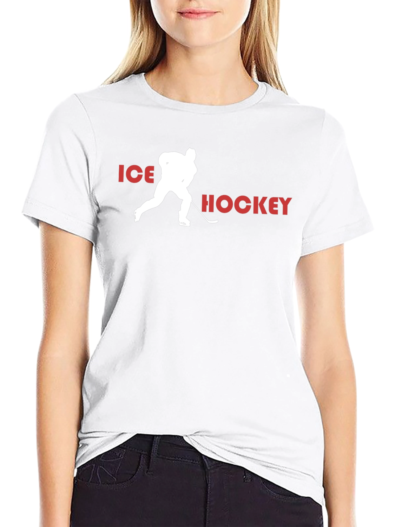 Ice Hockey Graphic Tee - Sportswear Fan Apparel