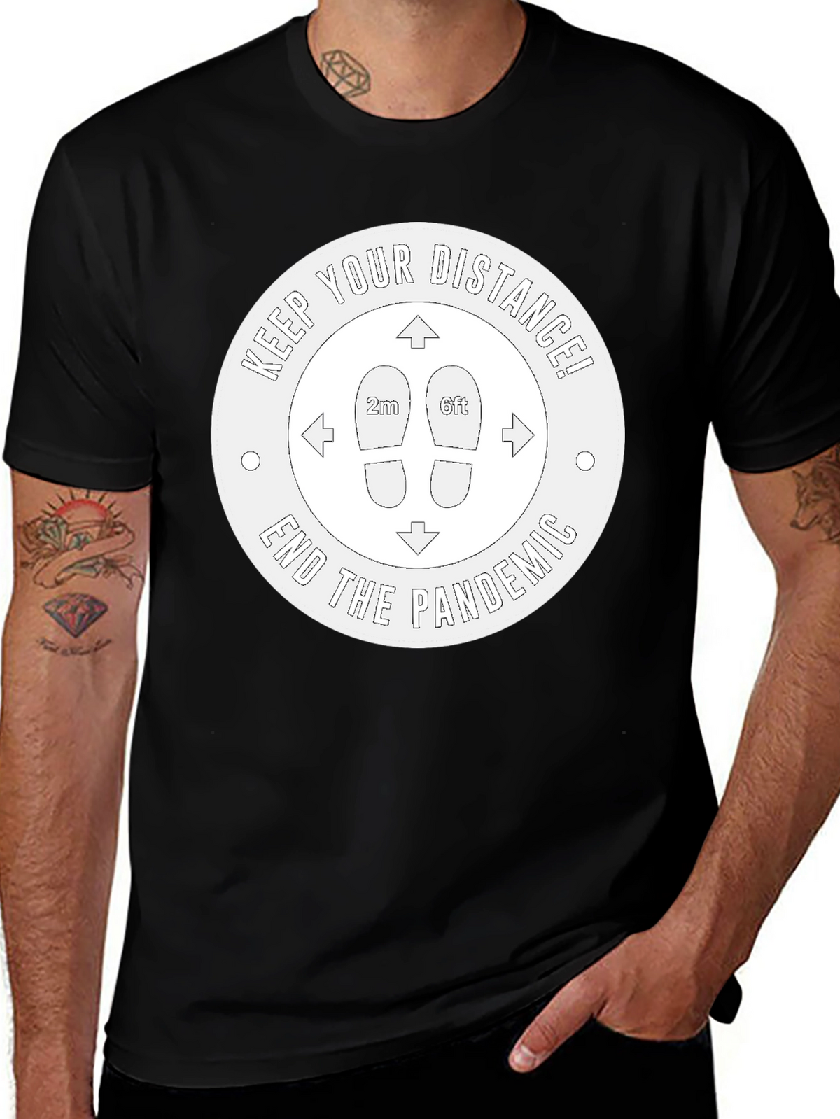 Keep Your Distance Graphic Tee