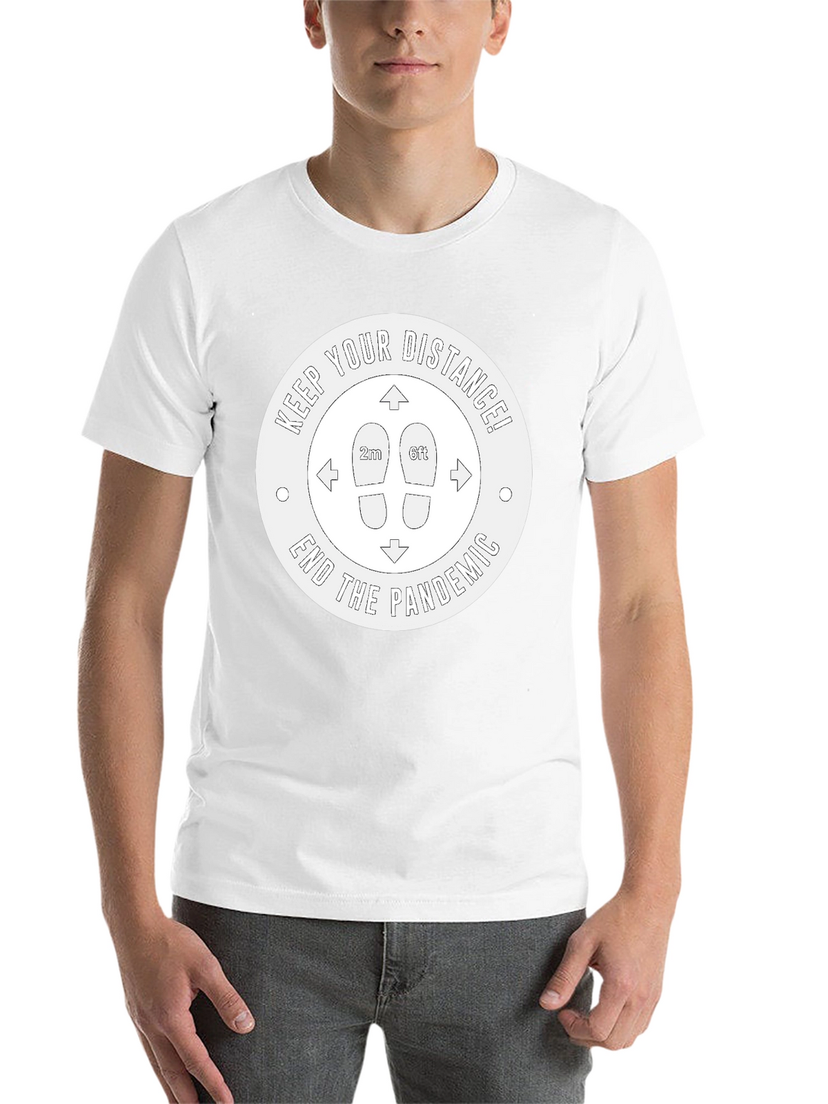Keep Your Distance Graphic Tee