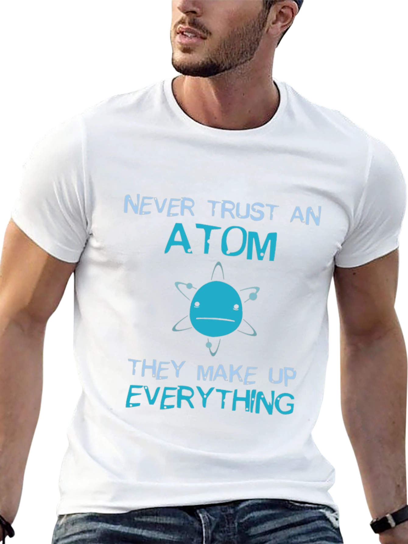 Funny Science Atom Graphic T-Shirt